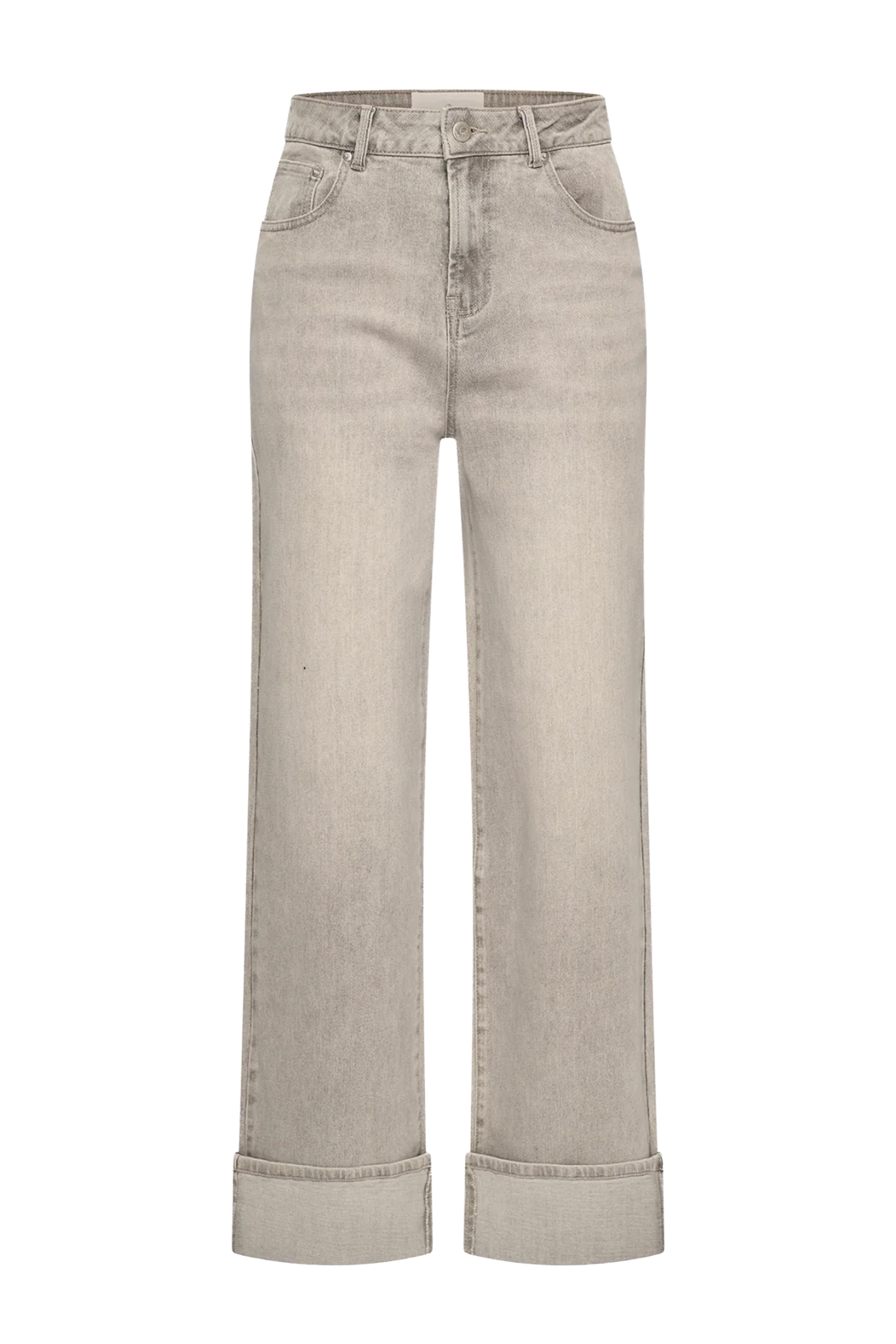Dames jeans grijs