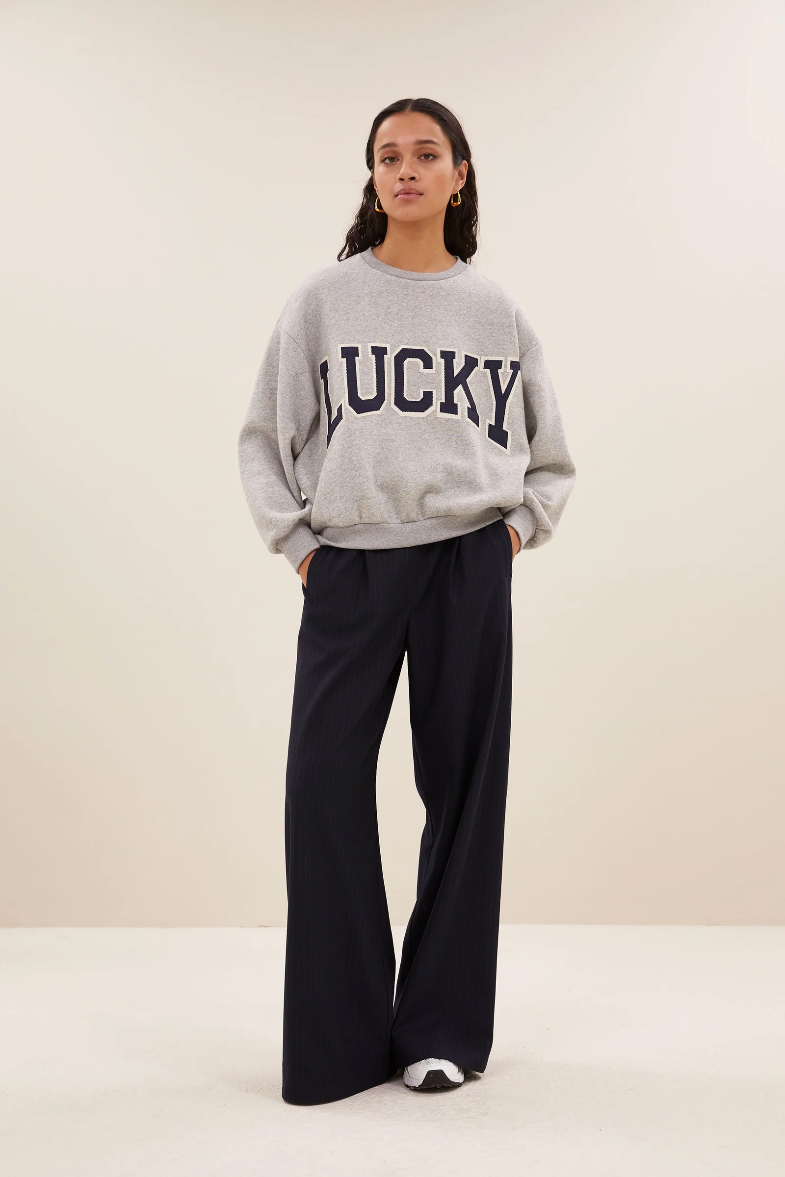Dames sweater blauw