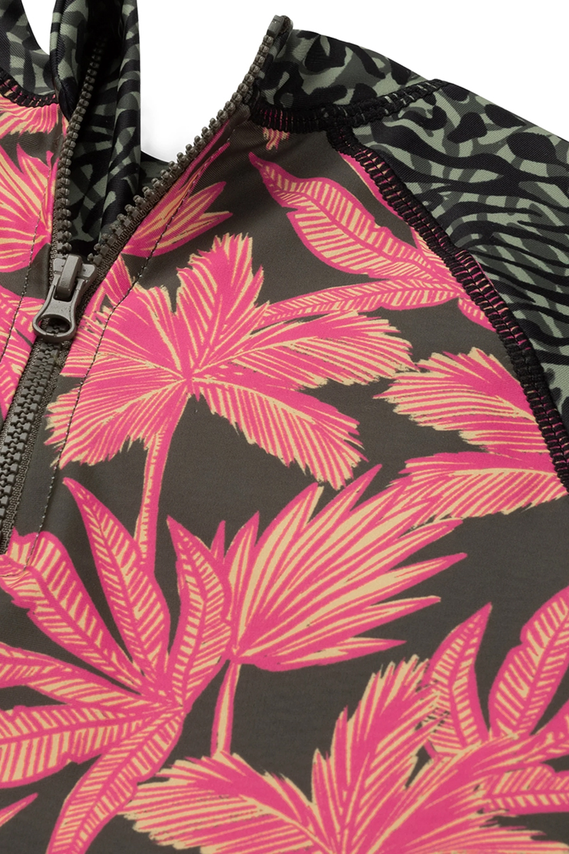 Bad/beach meisjes top groen