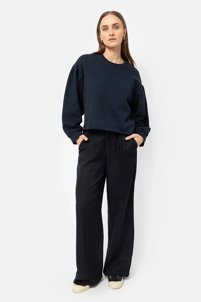 Dames broek blauw