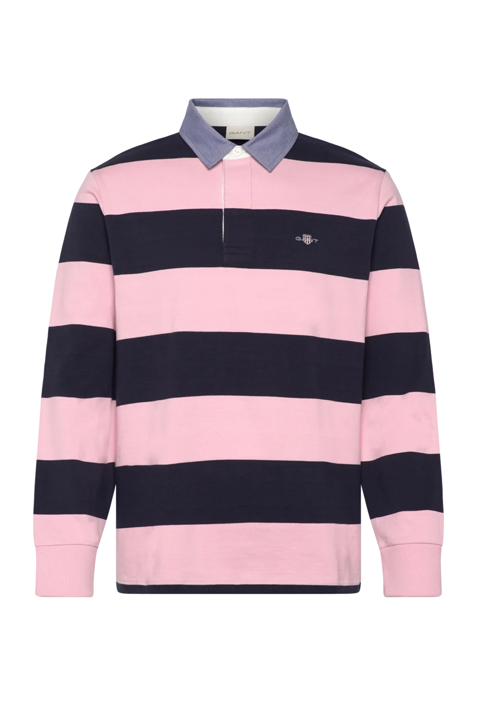 Gant REG CHAMBRAY STRIPE HEAVY RUGGER Roze 1