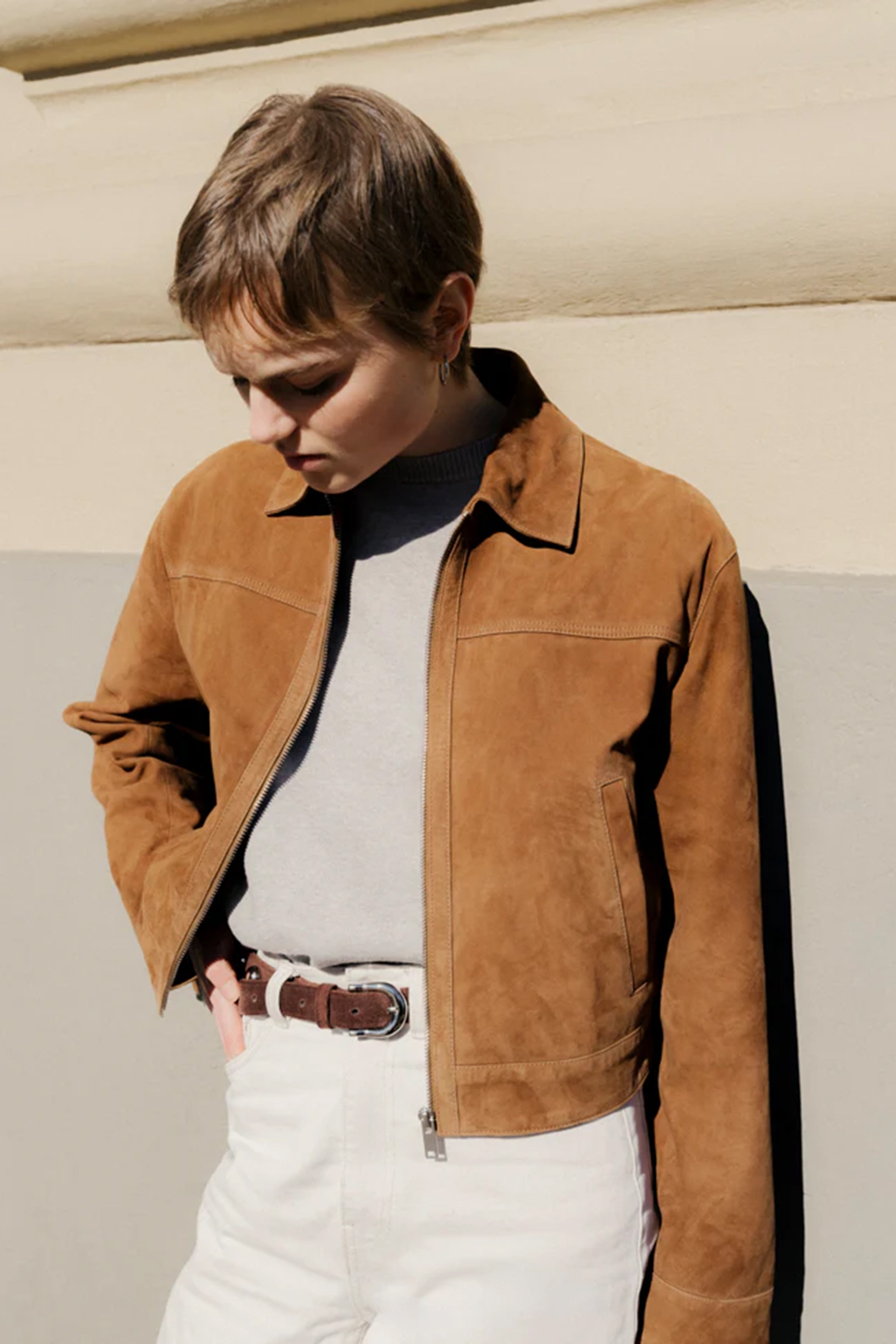Studio AR Sue Goat Suede Sturdy bruin/beige-1 2
