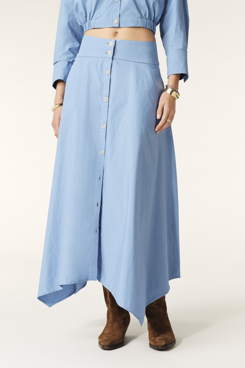 Dames rok blauw