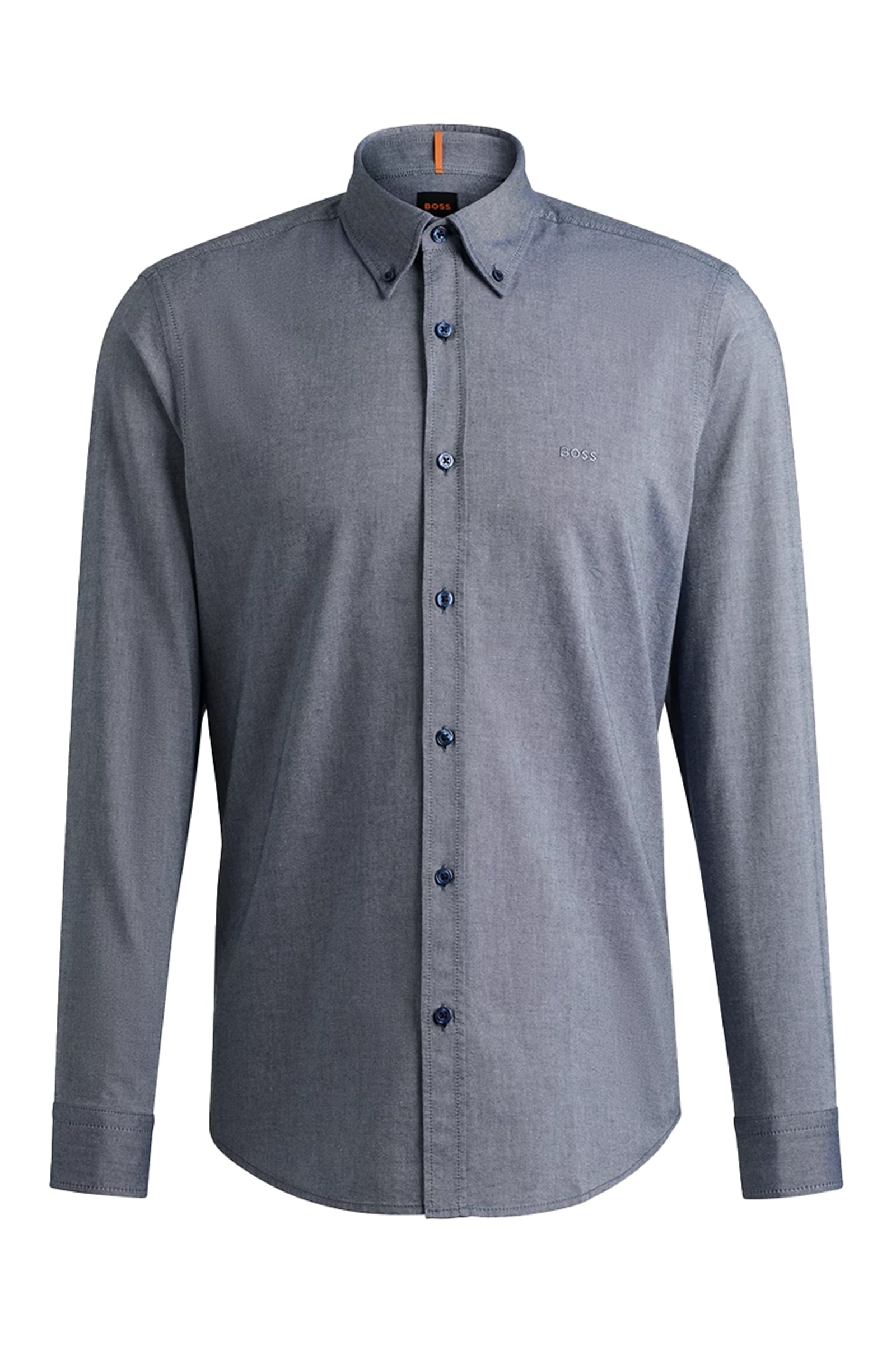 Heren overhemd km dressual blauw
