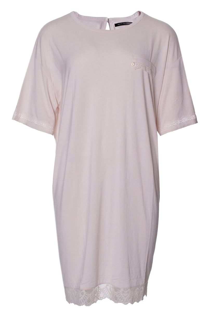 Nachtmode dames nachthemd   rose