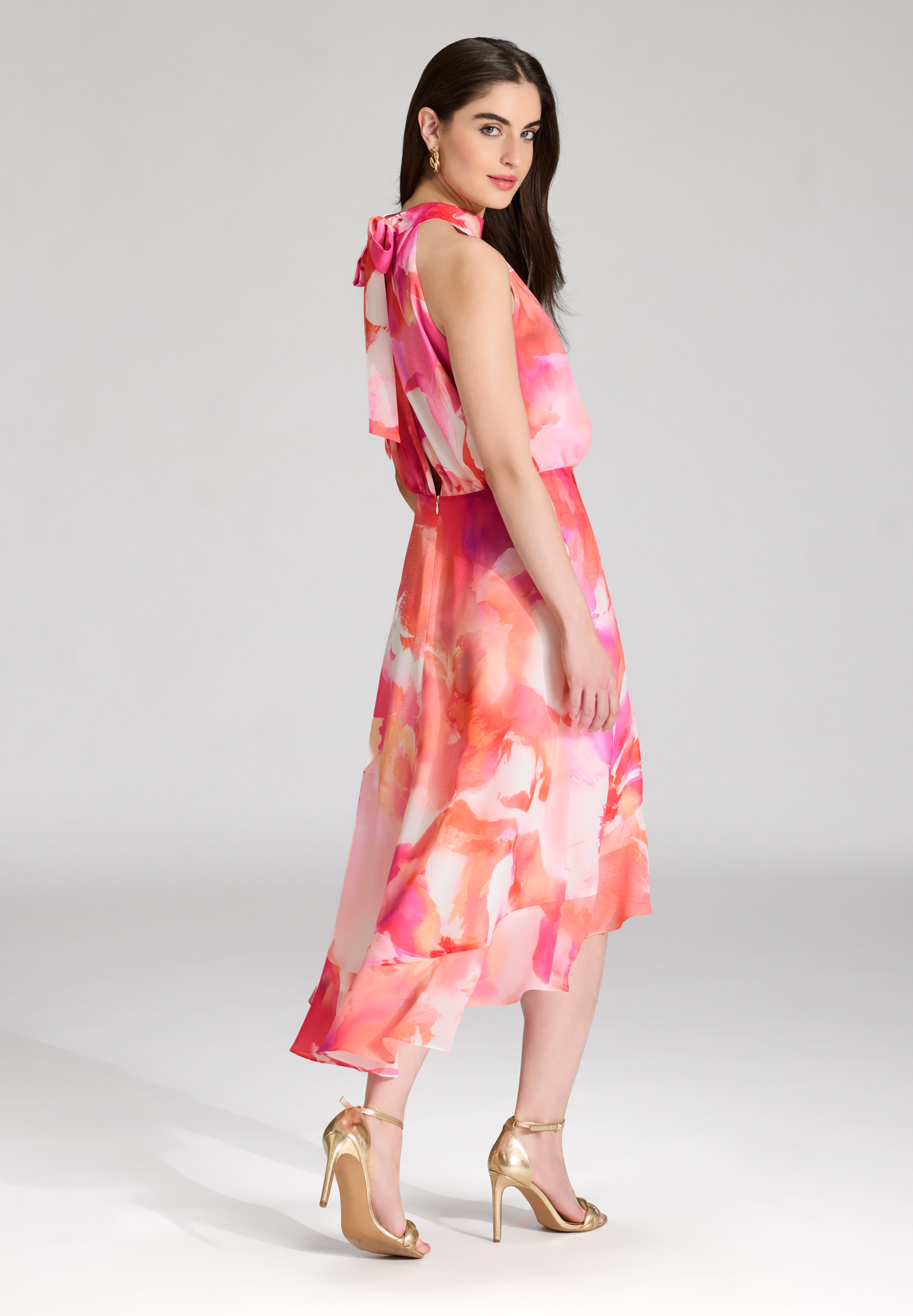 Dames jurk rose