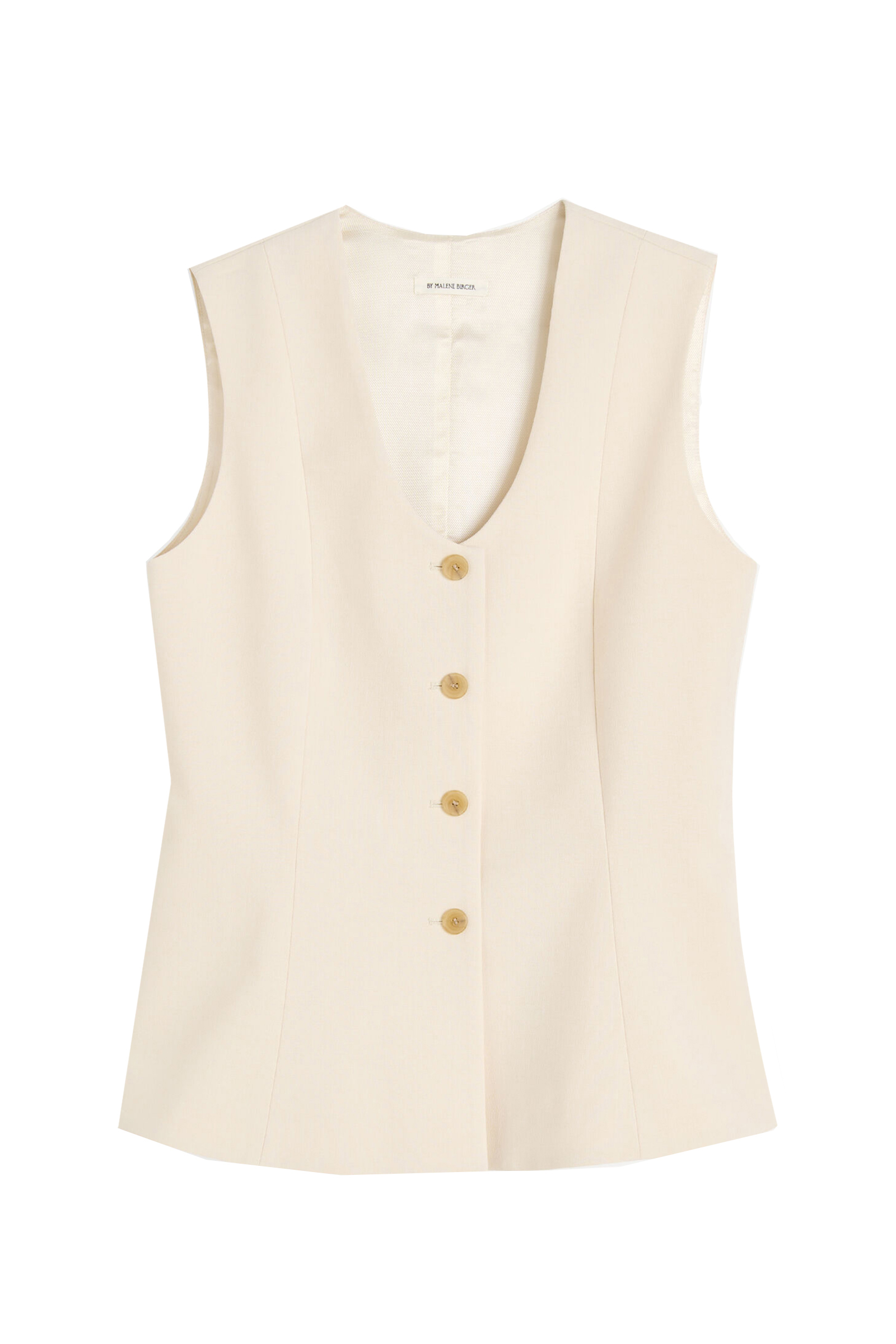Dames gilet ecru
