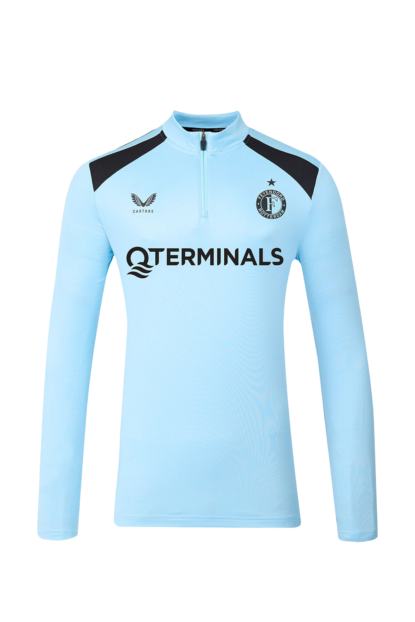 Voetbal heren club t-shirt blauw