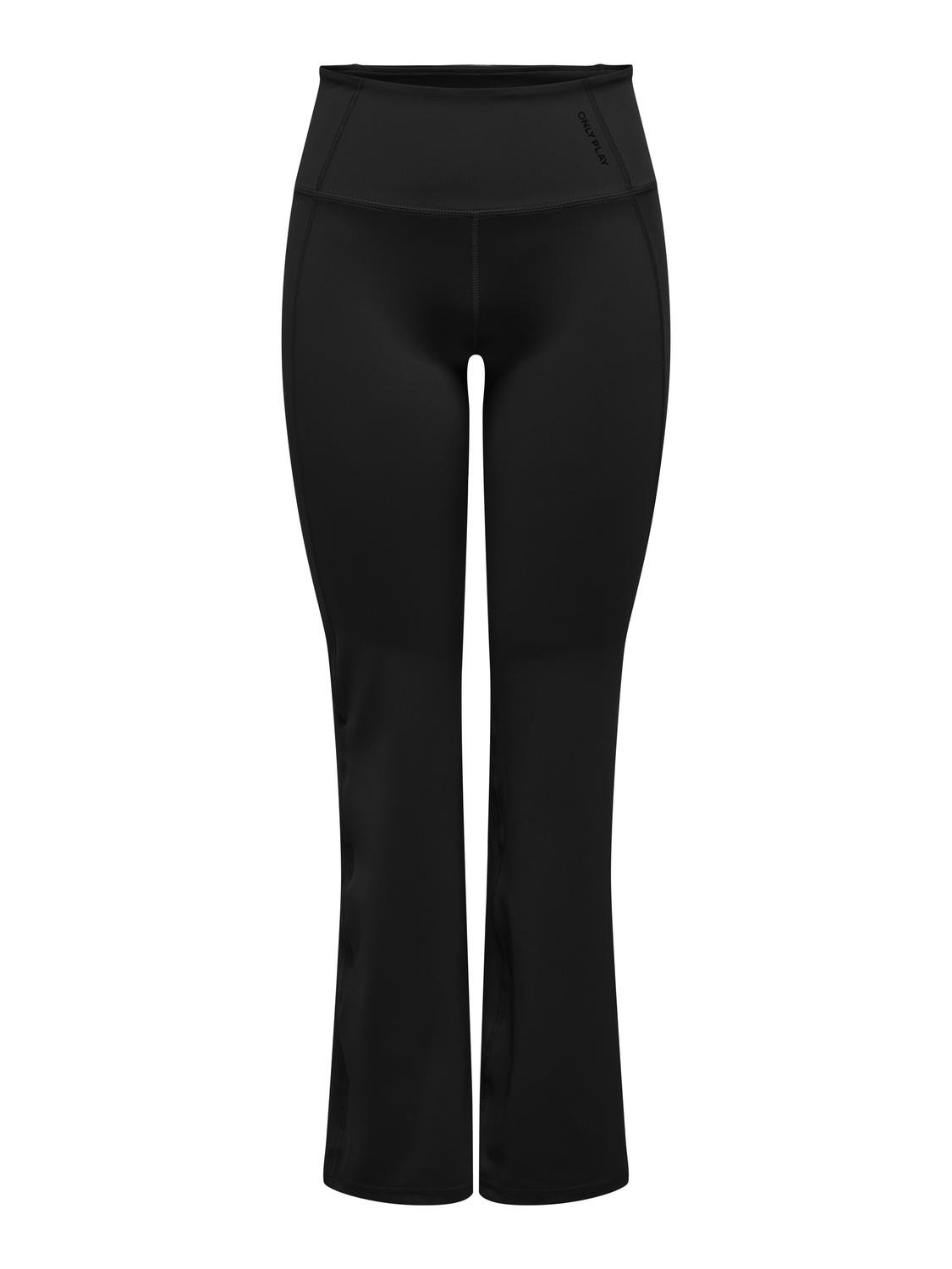 Fitness dames tight lang zwart