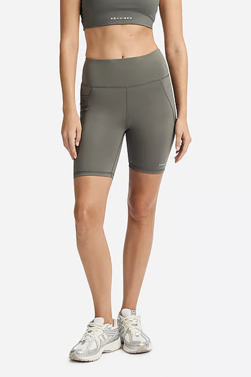 Fitness dames short tight groen