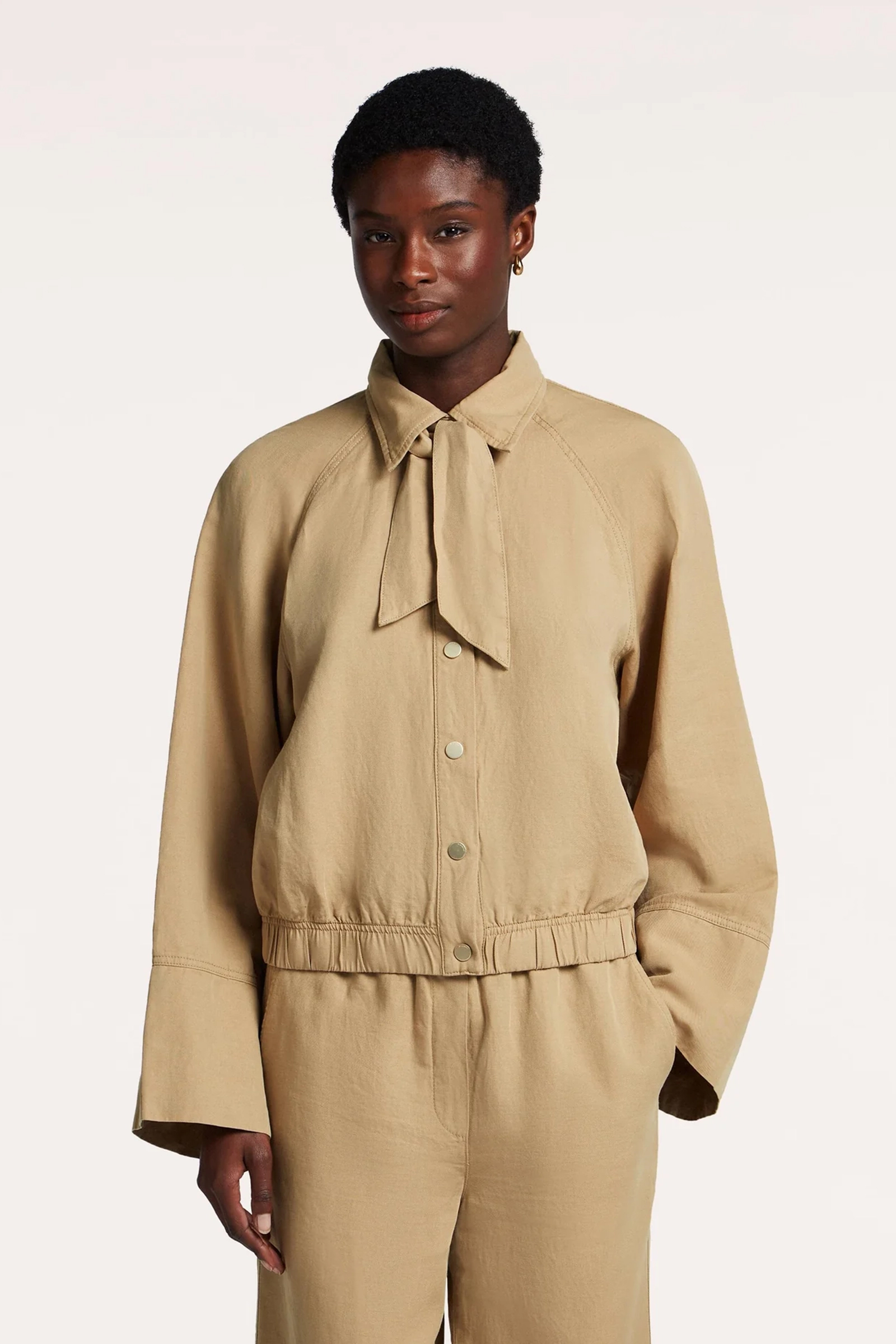 Dames blazer bruin
