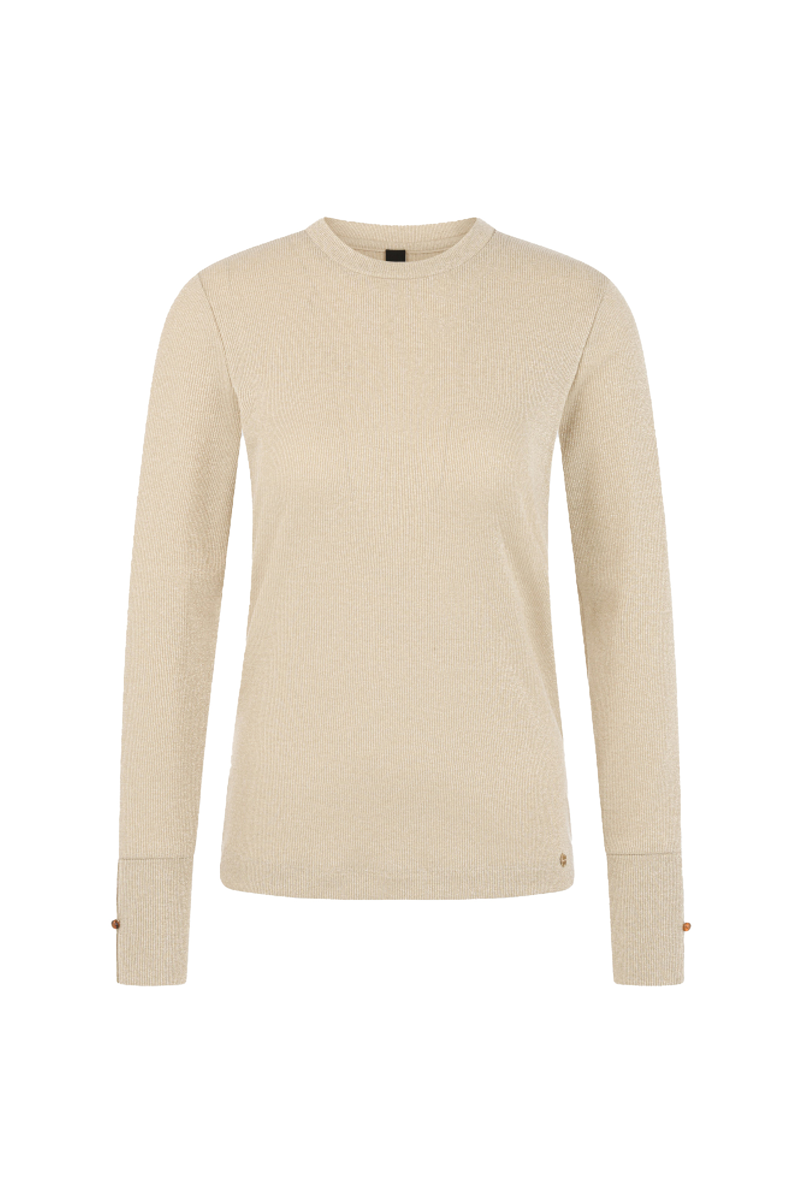 Dames t-shirt korte mouw ecru