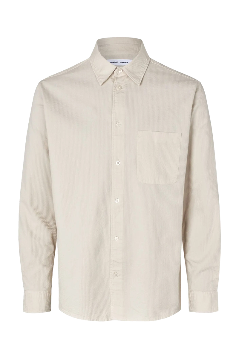 Heren overhemd lm casual ecru