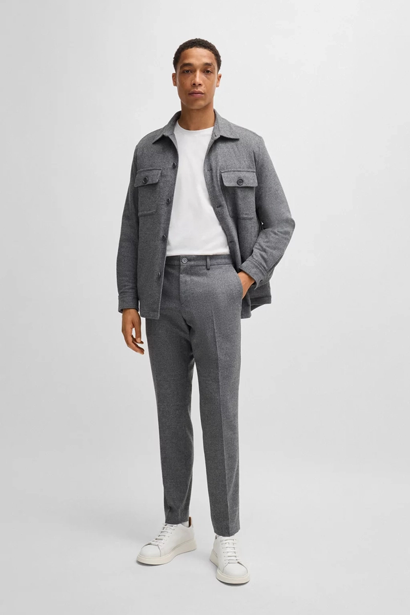 Heren broek zilver