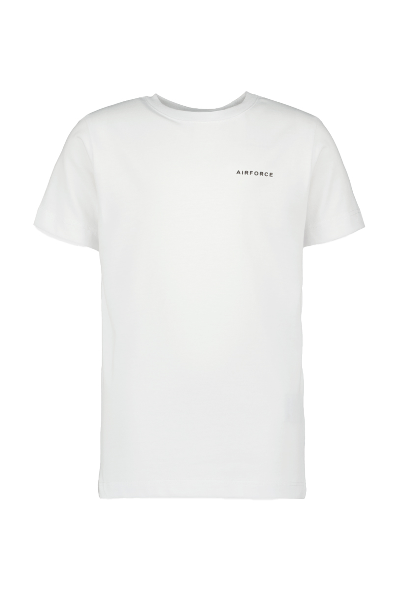 Jongens t-shirt korte mouw wit