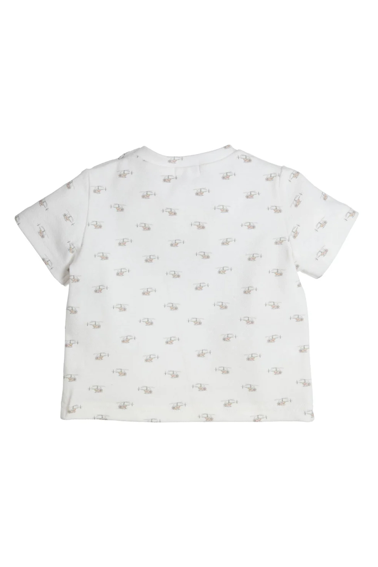 Baby t-shirt korte mouw ecru