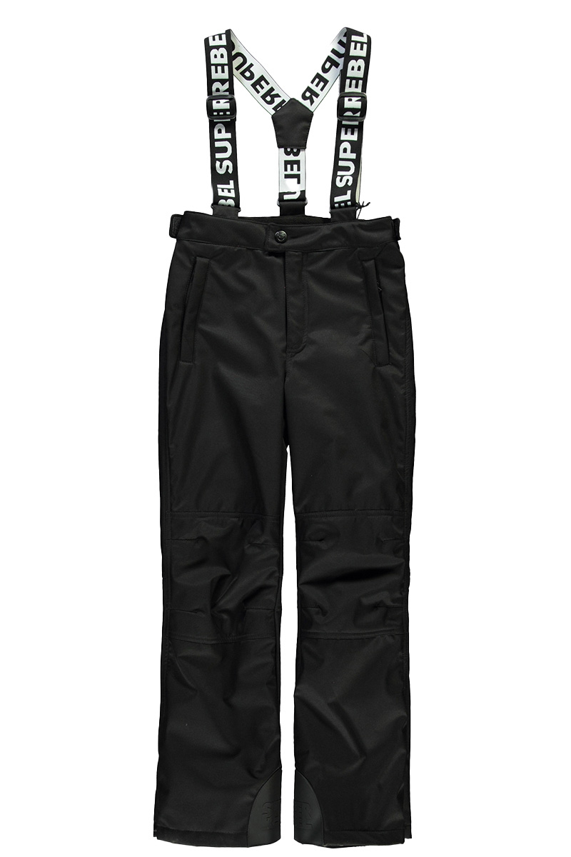 Superrebbel SPEED SKI PANT TWILL UNI Zwart-1 1