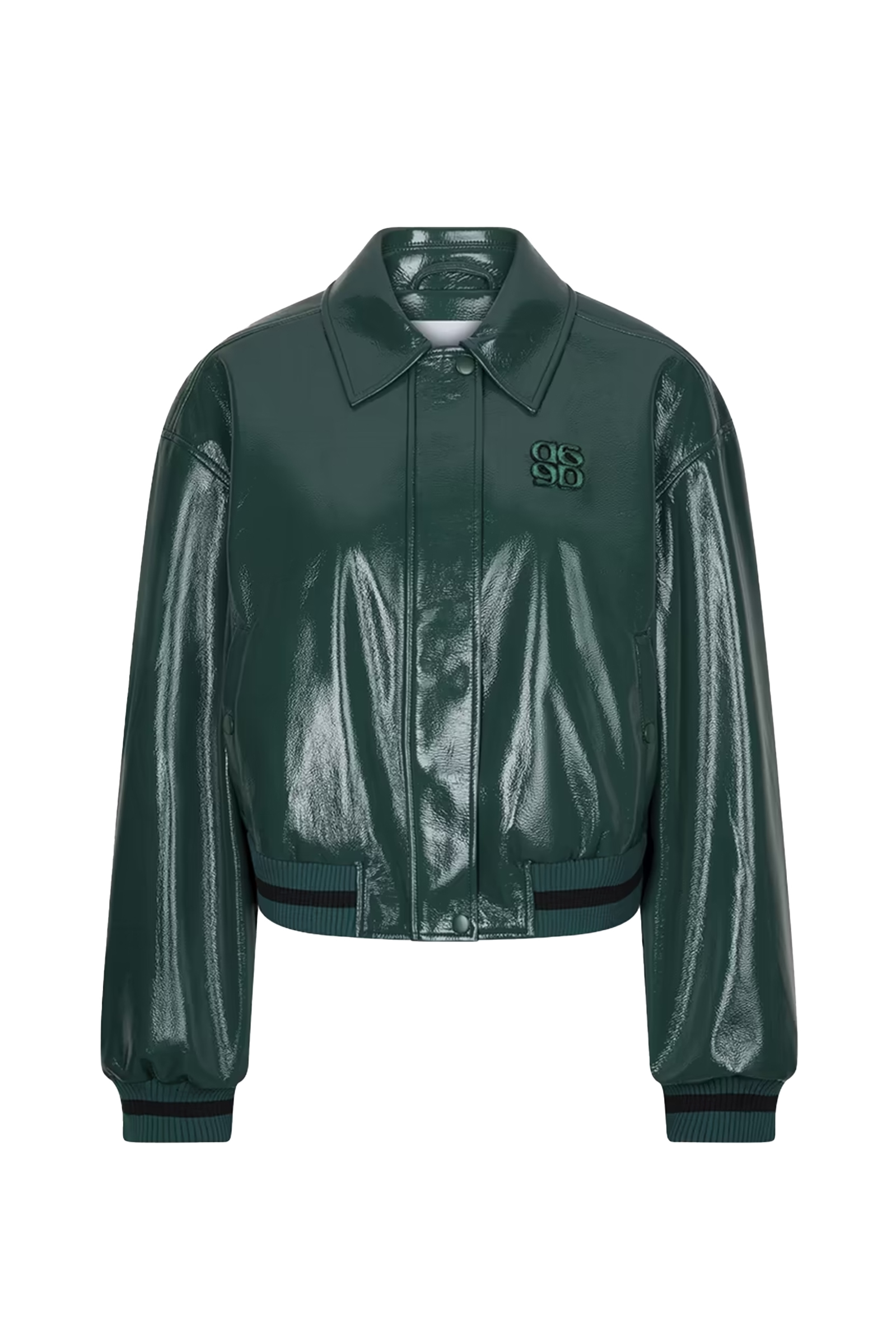 Dames jas groen