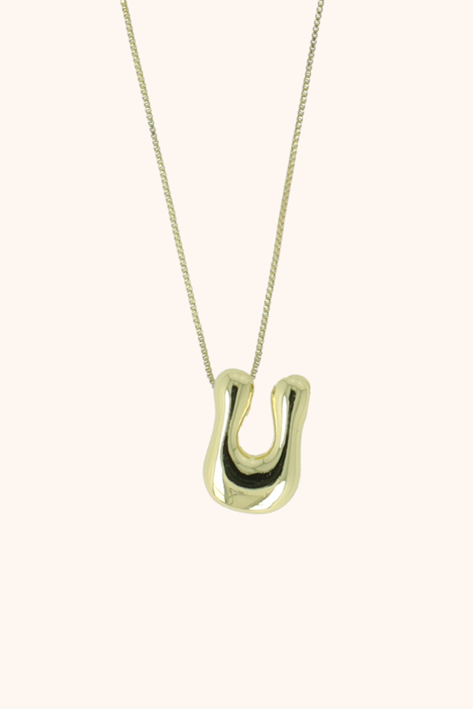 Lott Gioielli Cartoon Letter U Goud-1 2