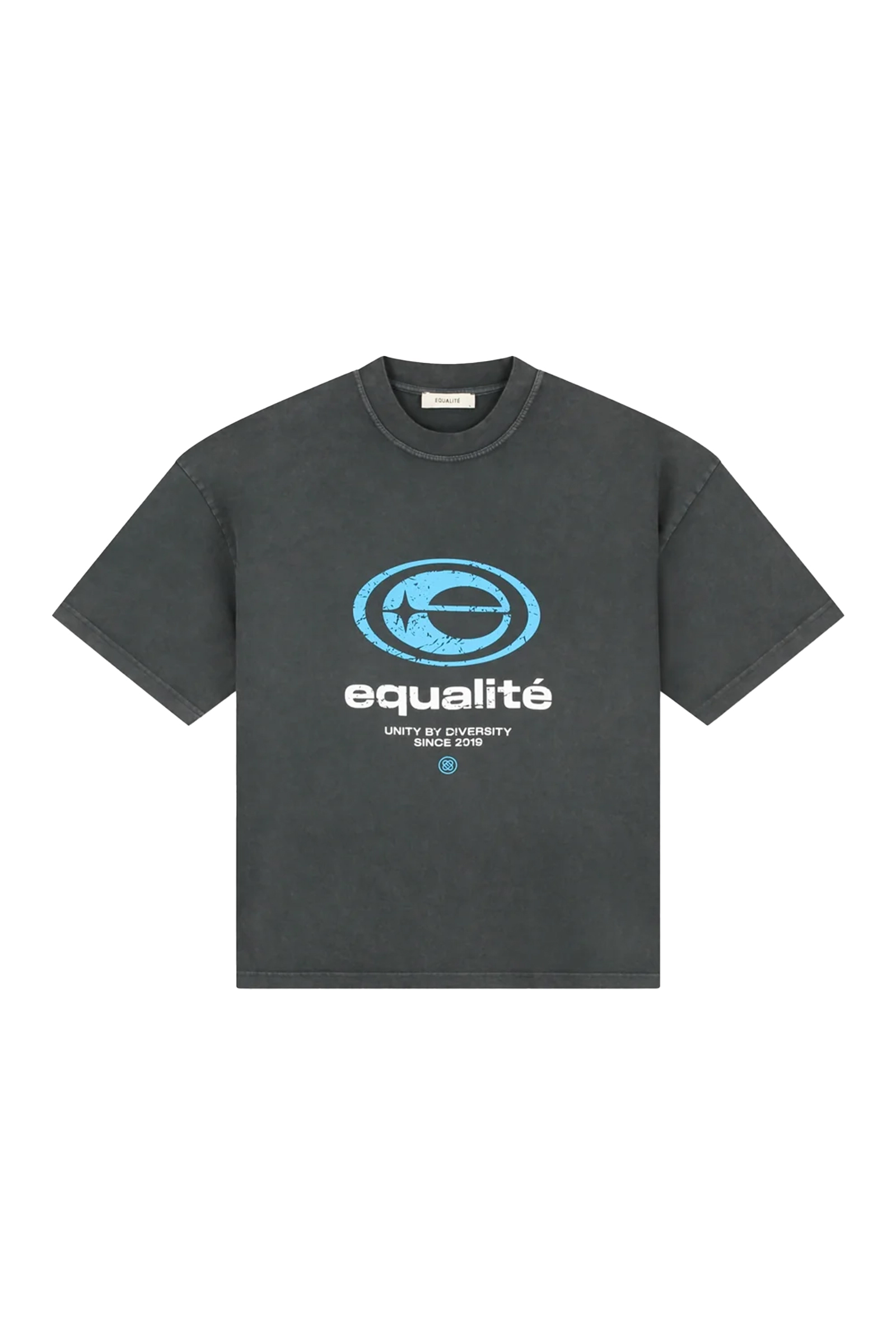 Heren t-shirt kortemouw grijs