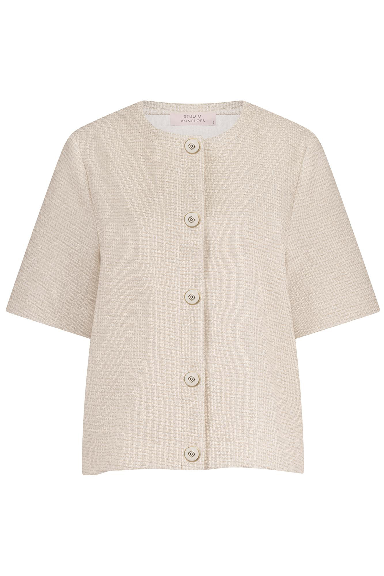 Dames vest ecru