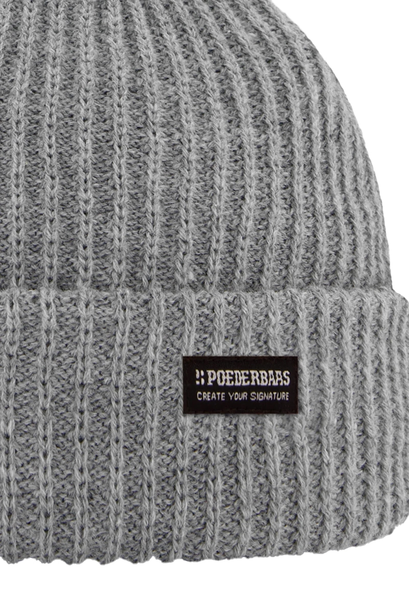 Wintersport muts senior grijs