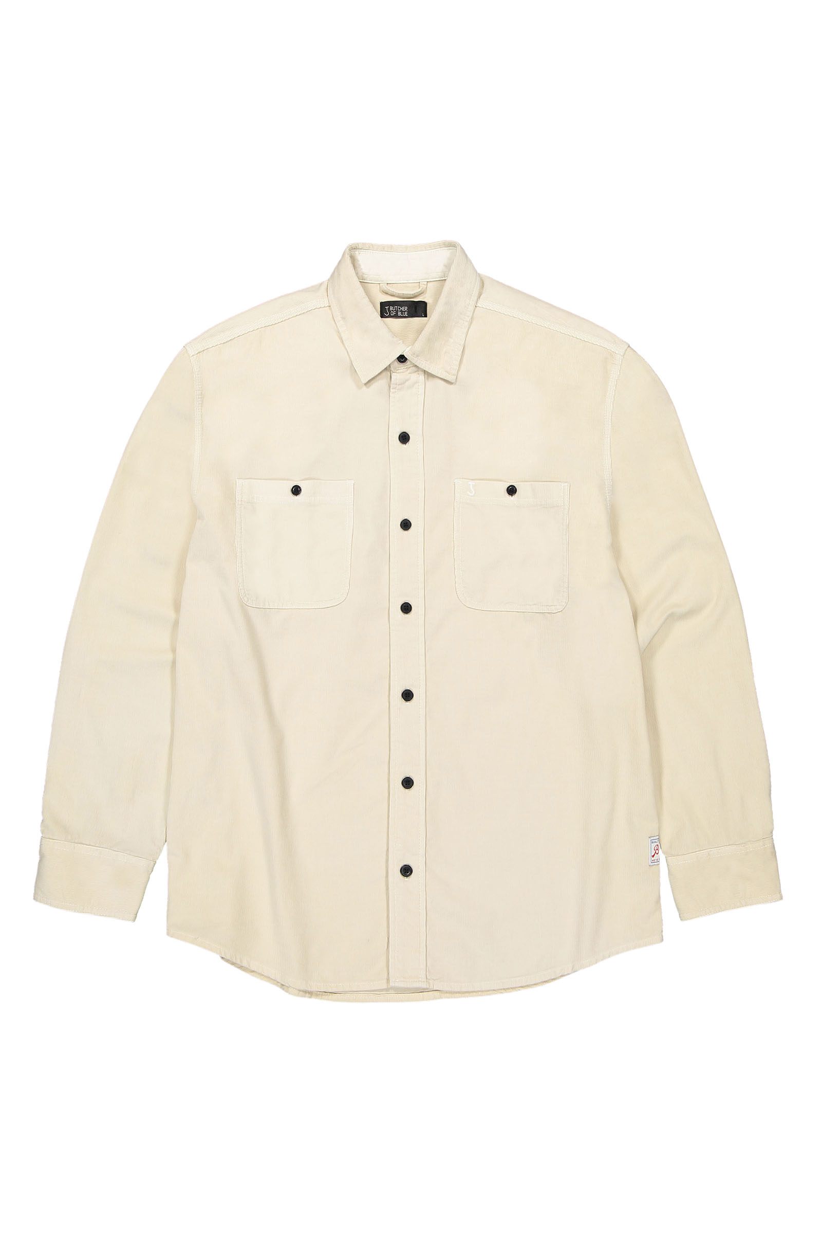 Heren overhemd lm casual bruin