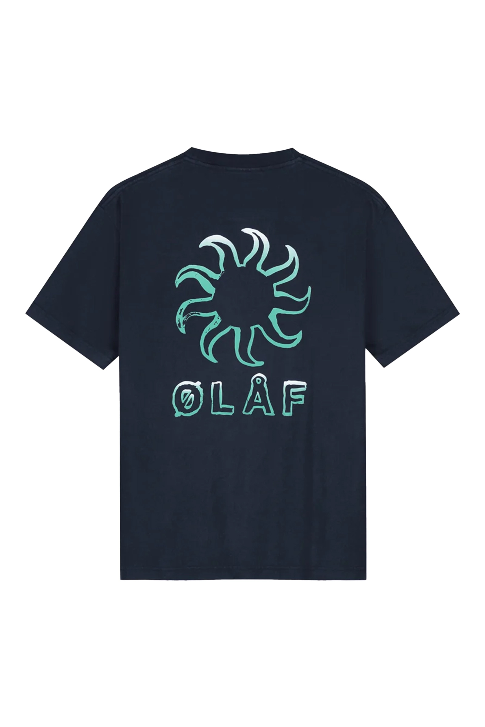 Olaf Hussein GRADIENT SUN TEE Blauw 4
