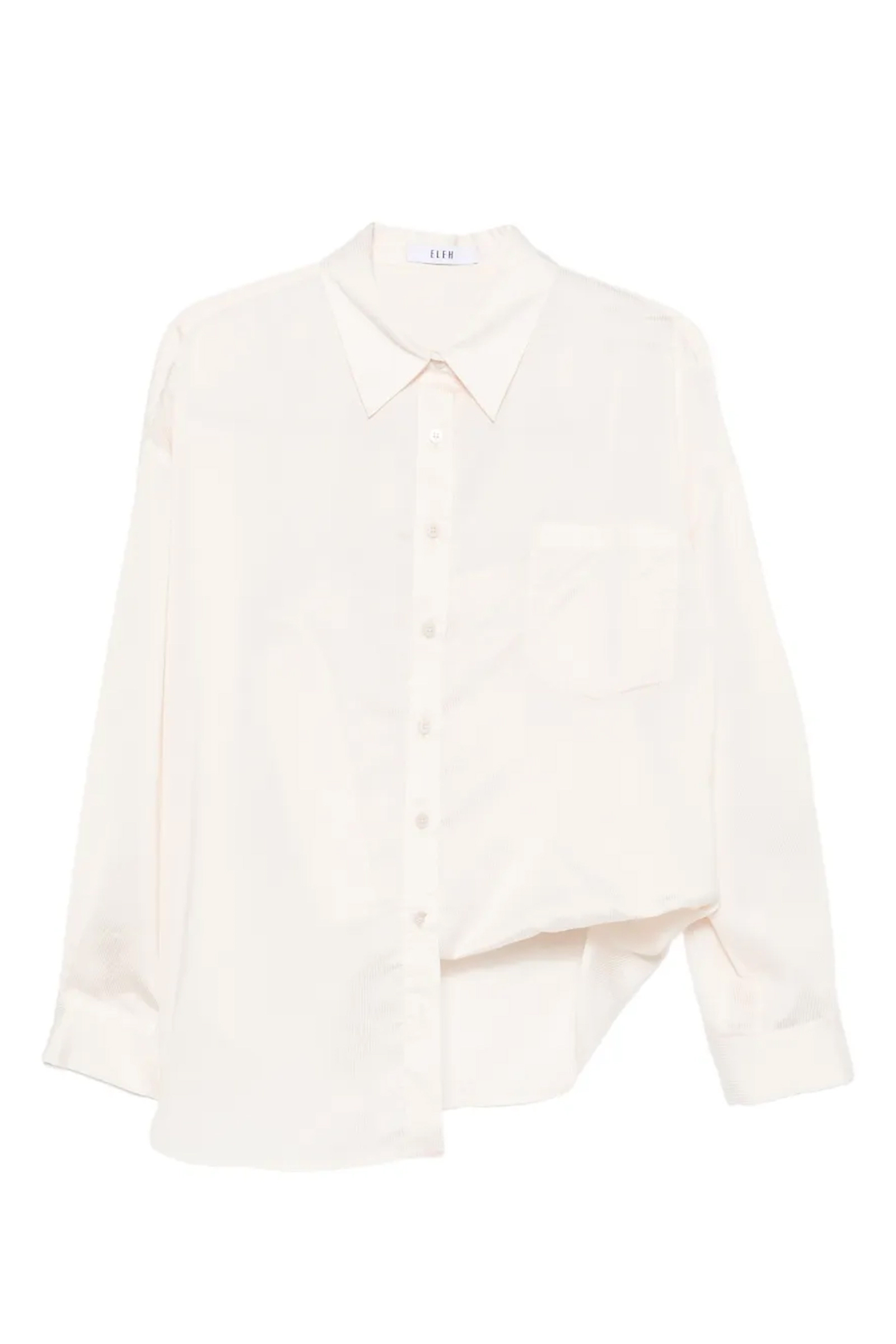 Dames blouse lange mouw ecru