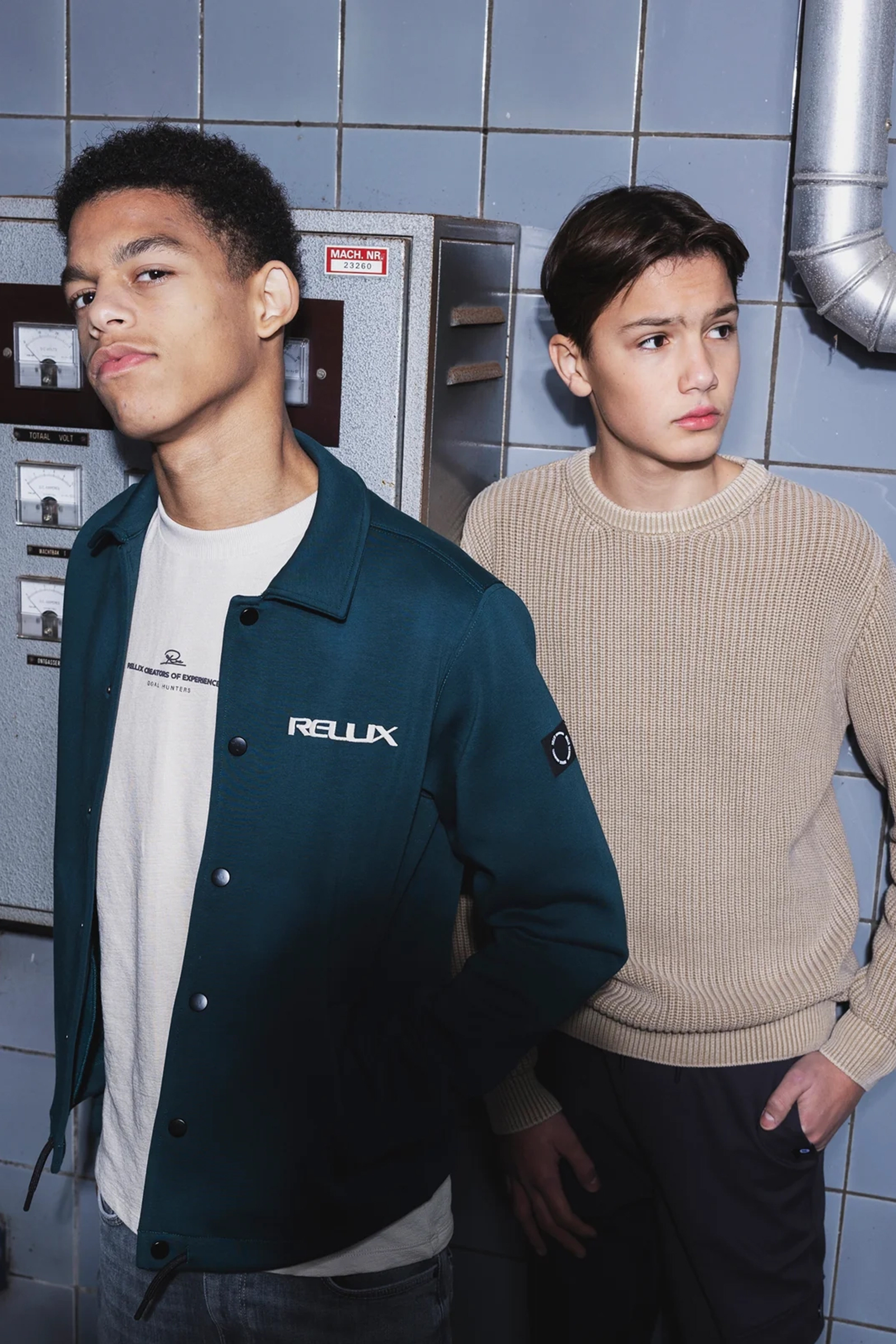 Jongens overhemd lange mouw groen