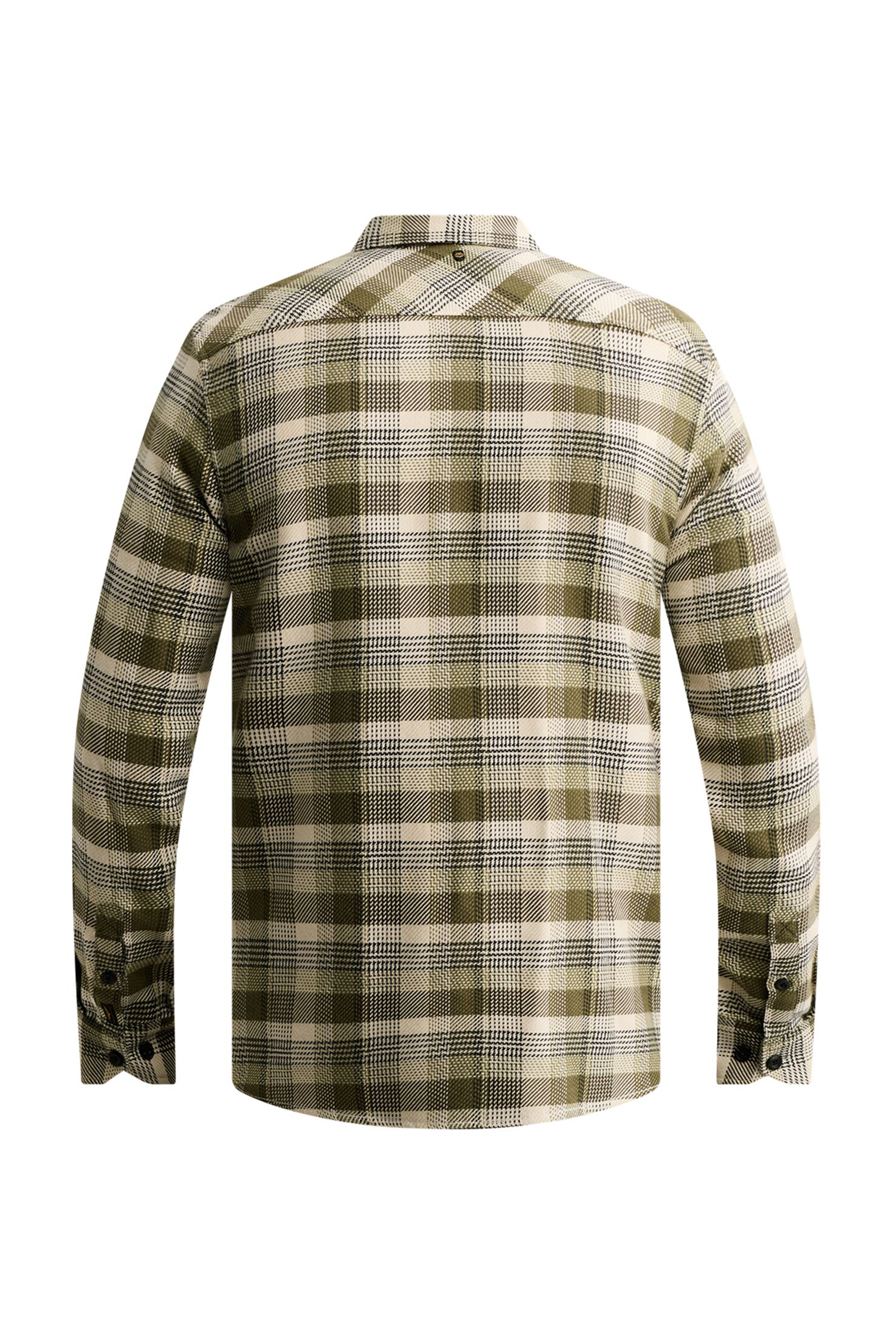 Heren overhemd lm casual groen