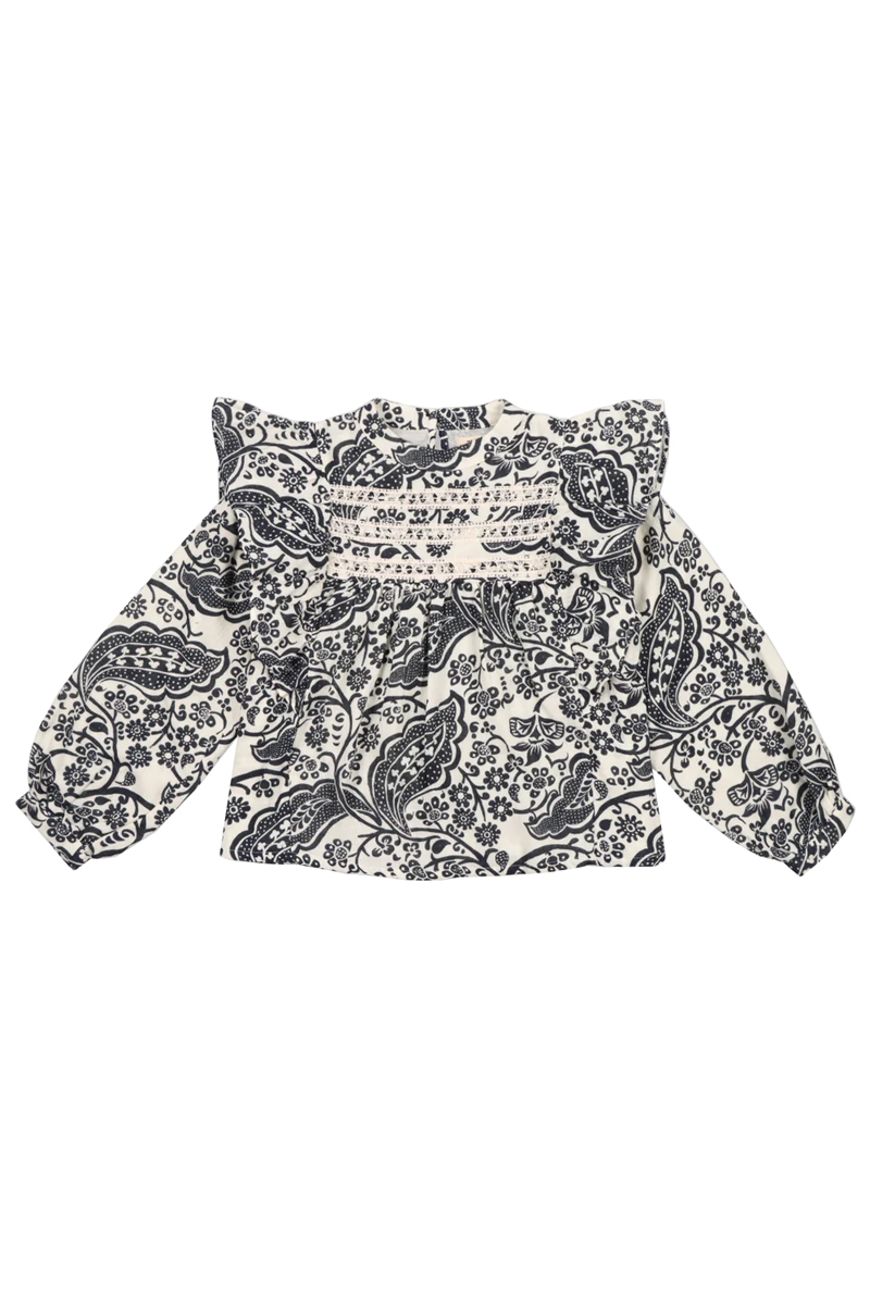 The New Society Jaipur blouse Blauw-1 1