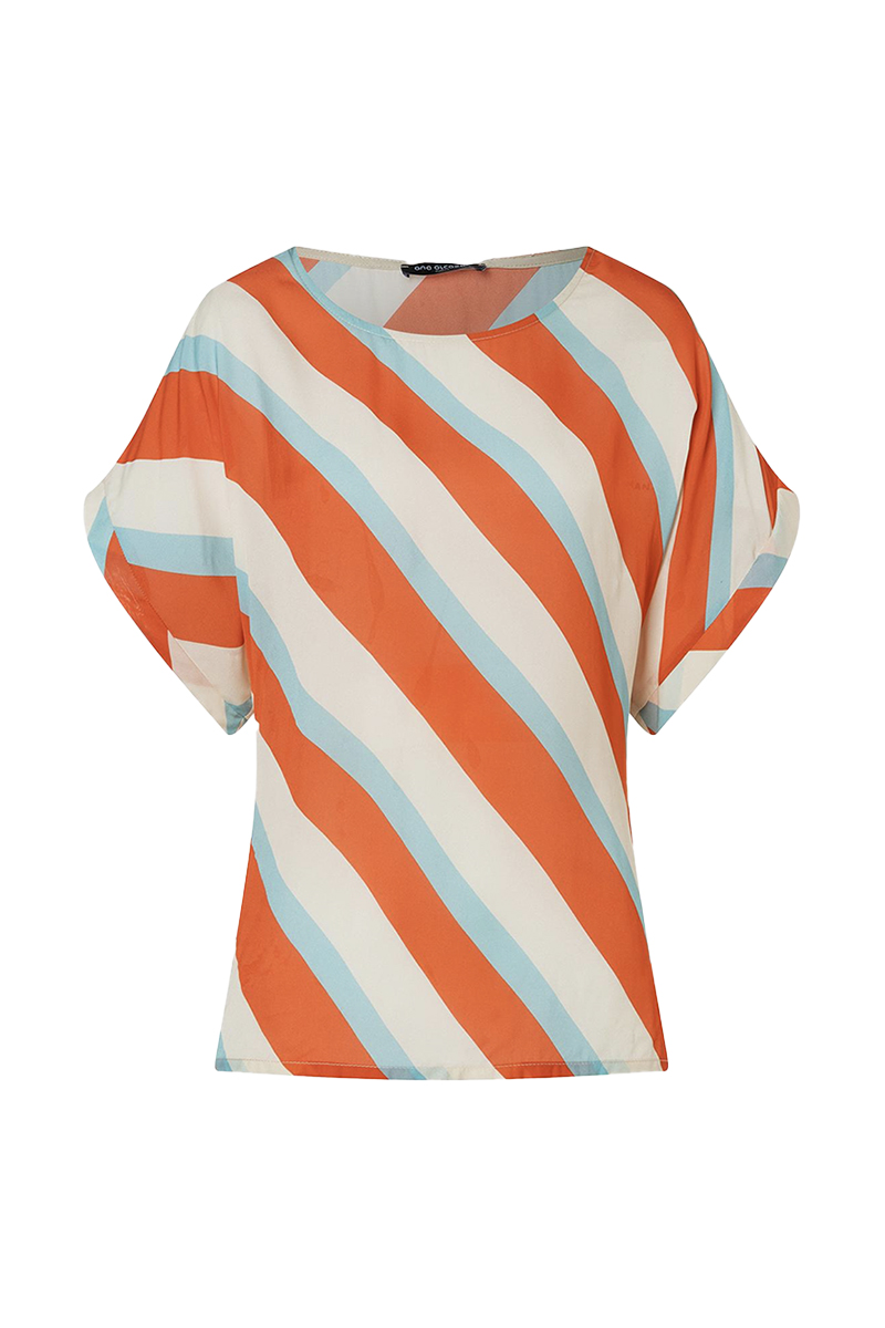 Dames top oranje