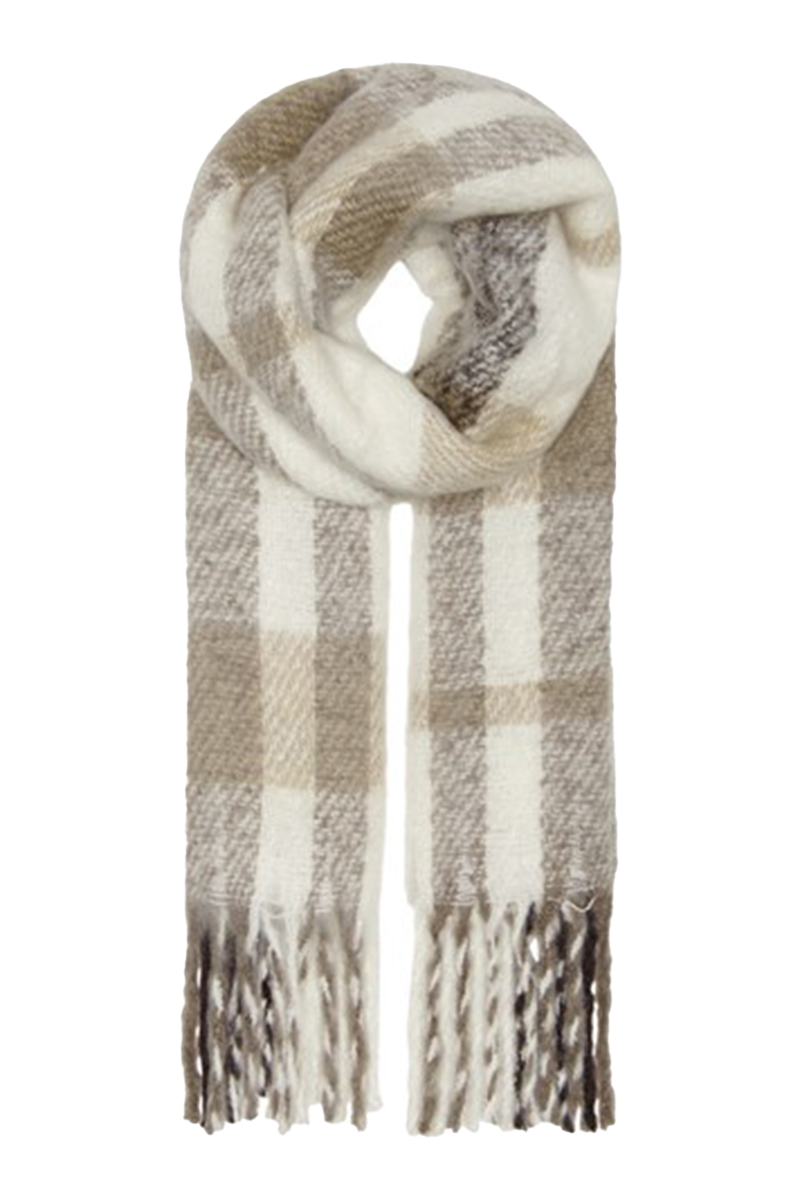 Only ONLWINIE CHECK SCARF CC 206971001-Mole/CHECKS 1