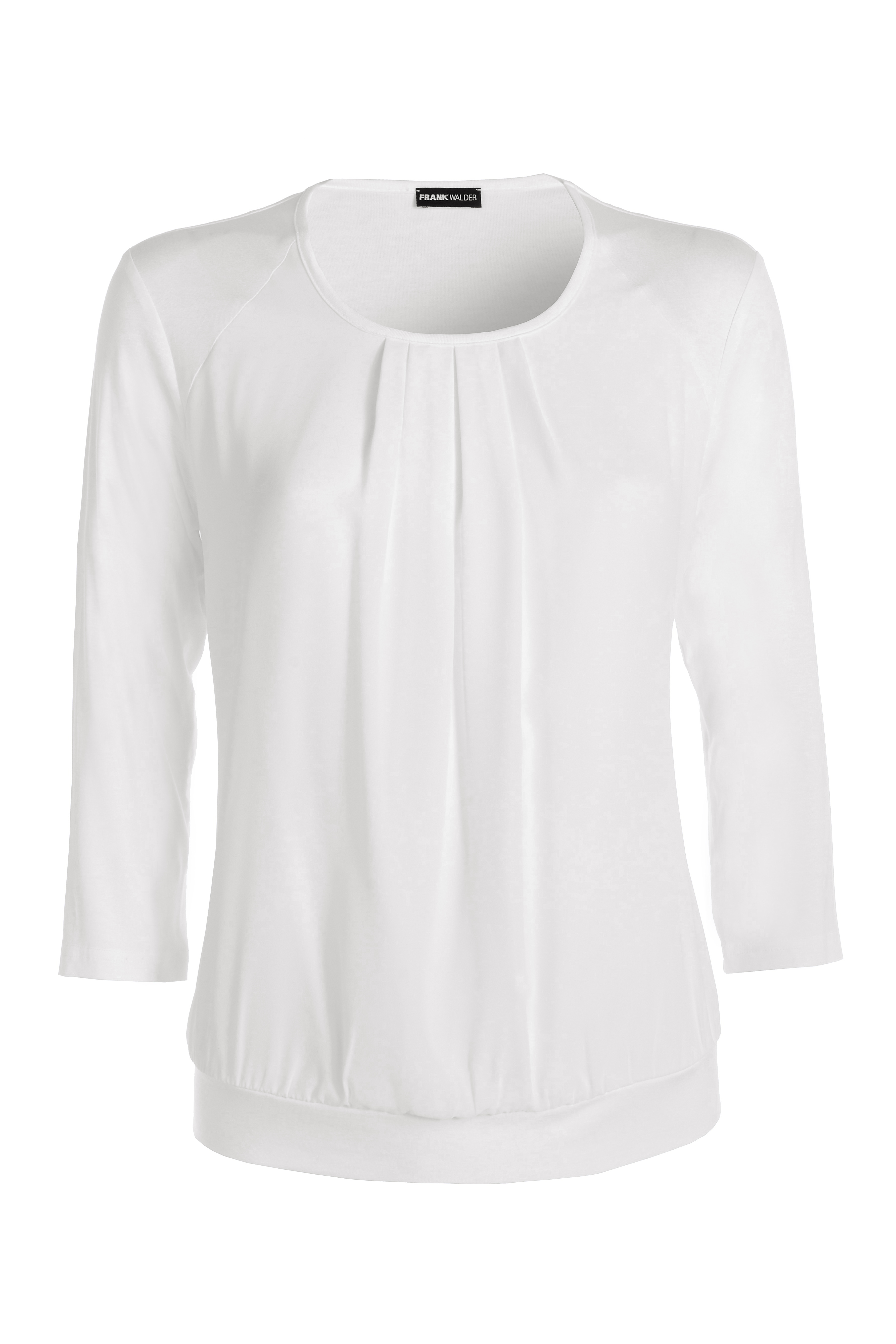 Dames blouse lange mouw wit