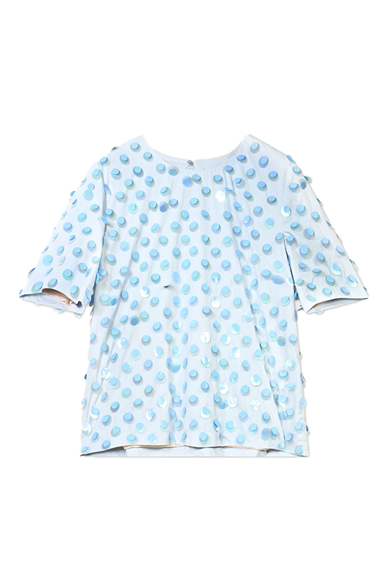 Dames top blauw