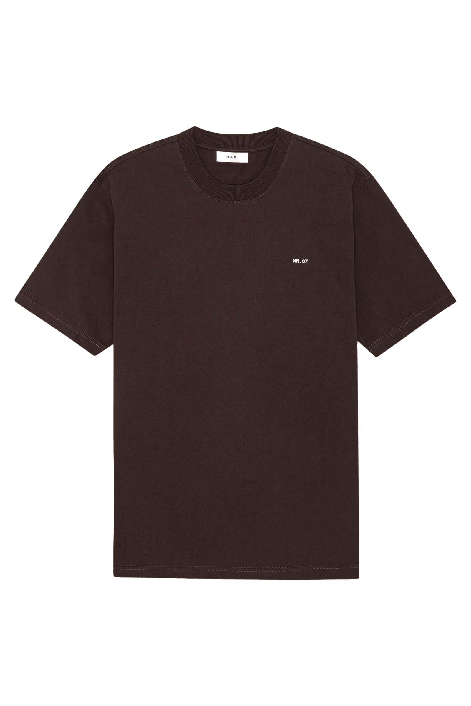 Heren t-shirt kortemouw bruin