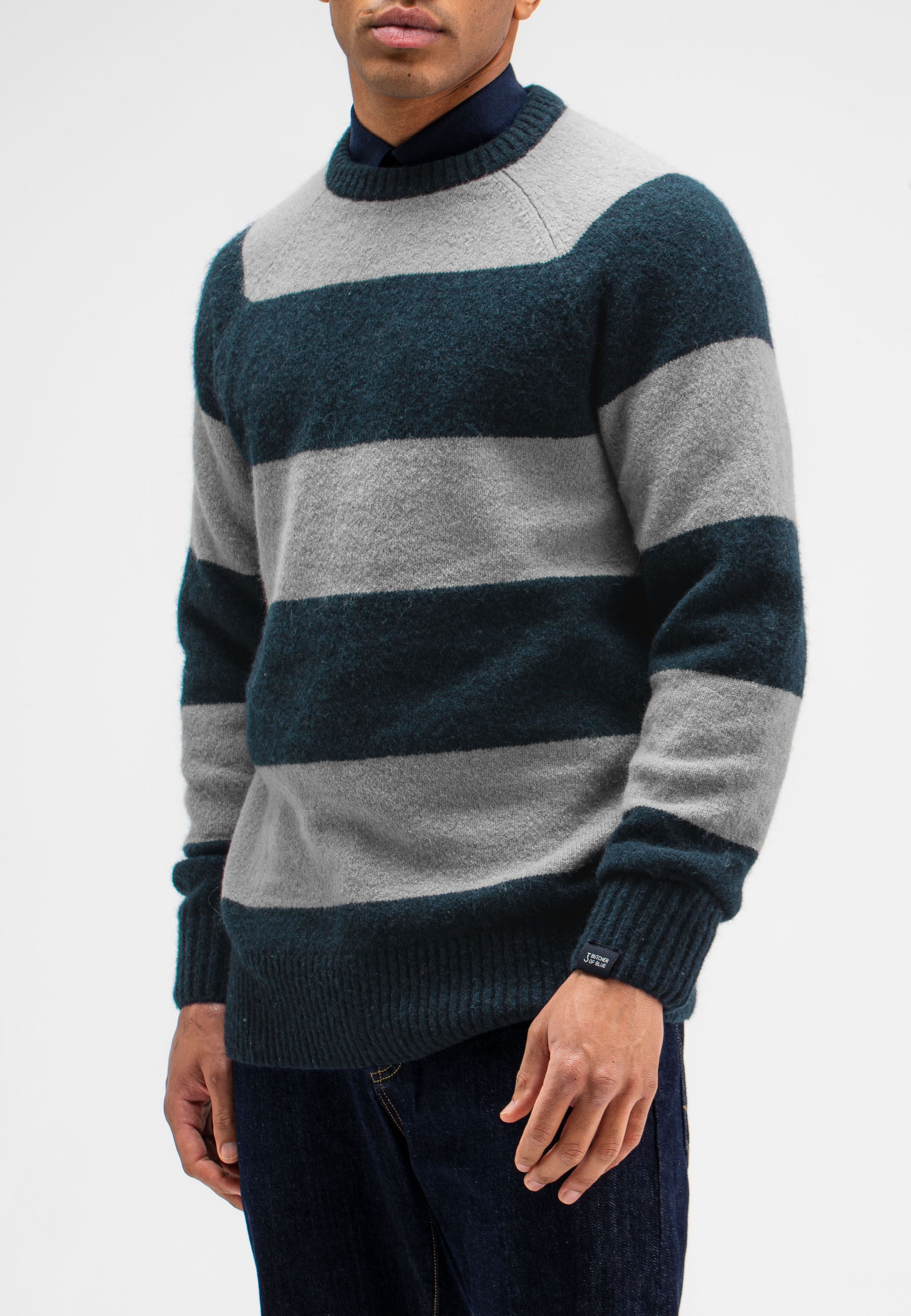 Heren trui blauw
