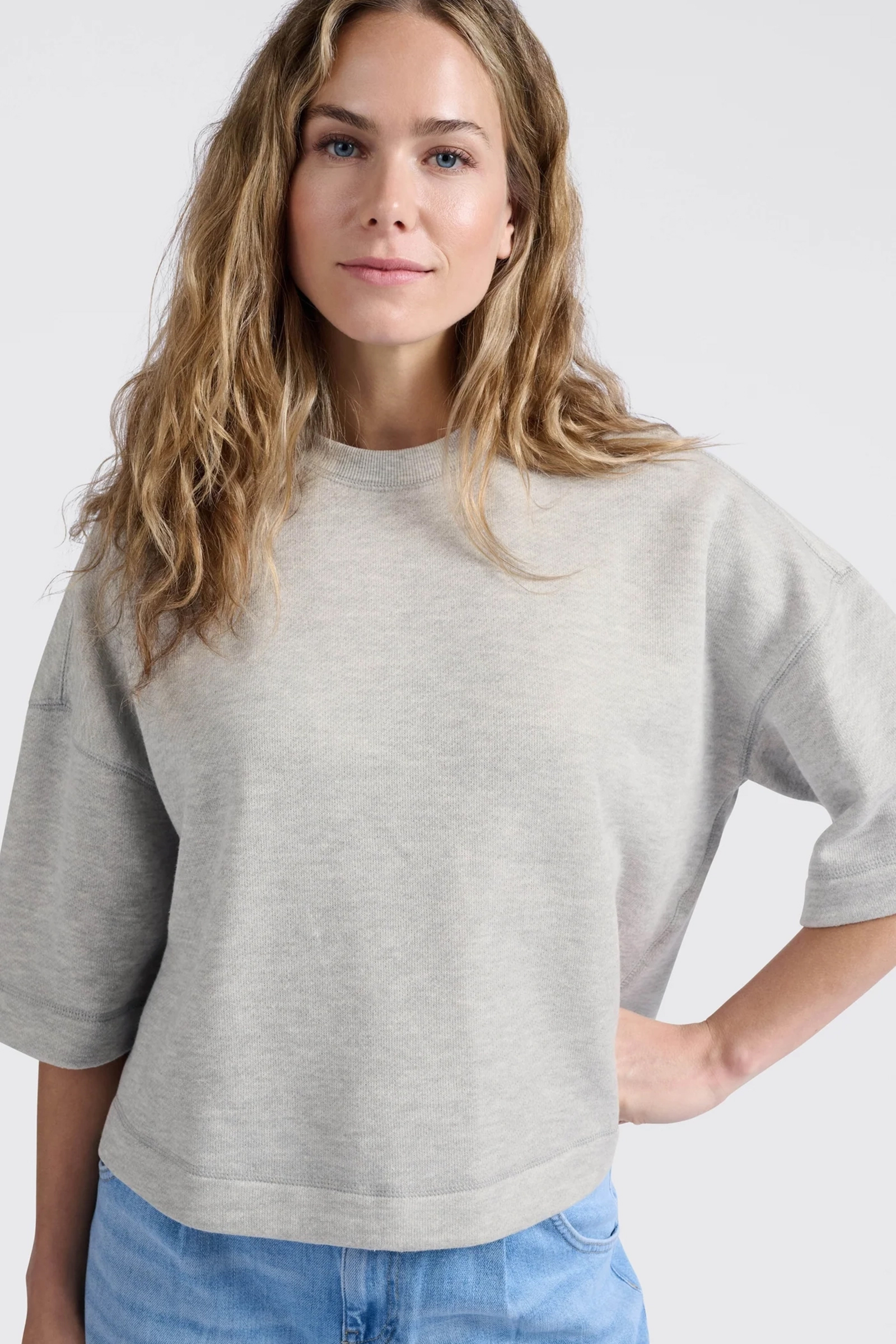 Dames sweater grijs