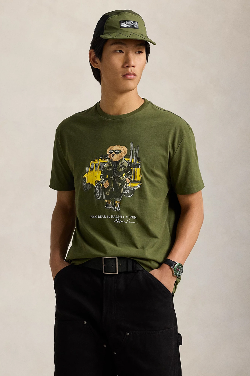 Heren t-shirt kortemouw groen