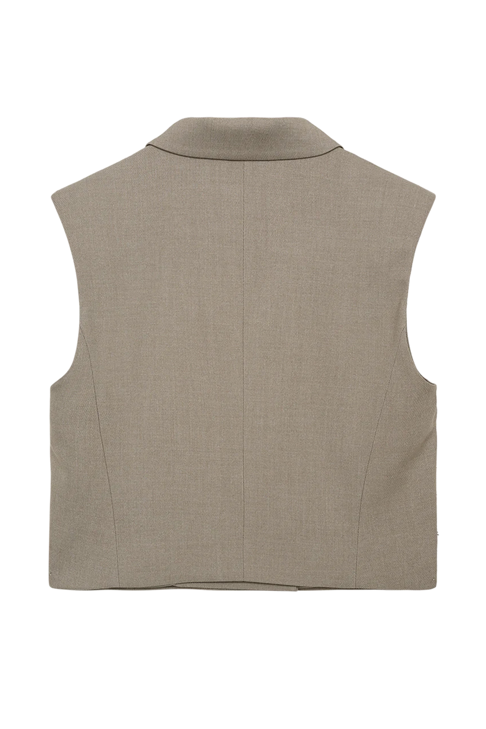 Dames gilet grijs