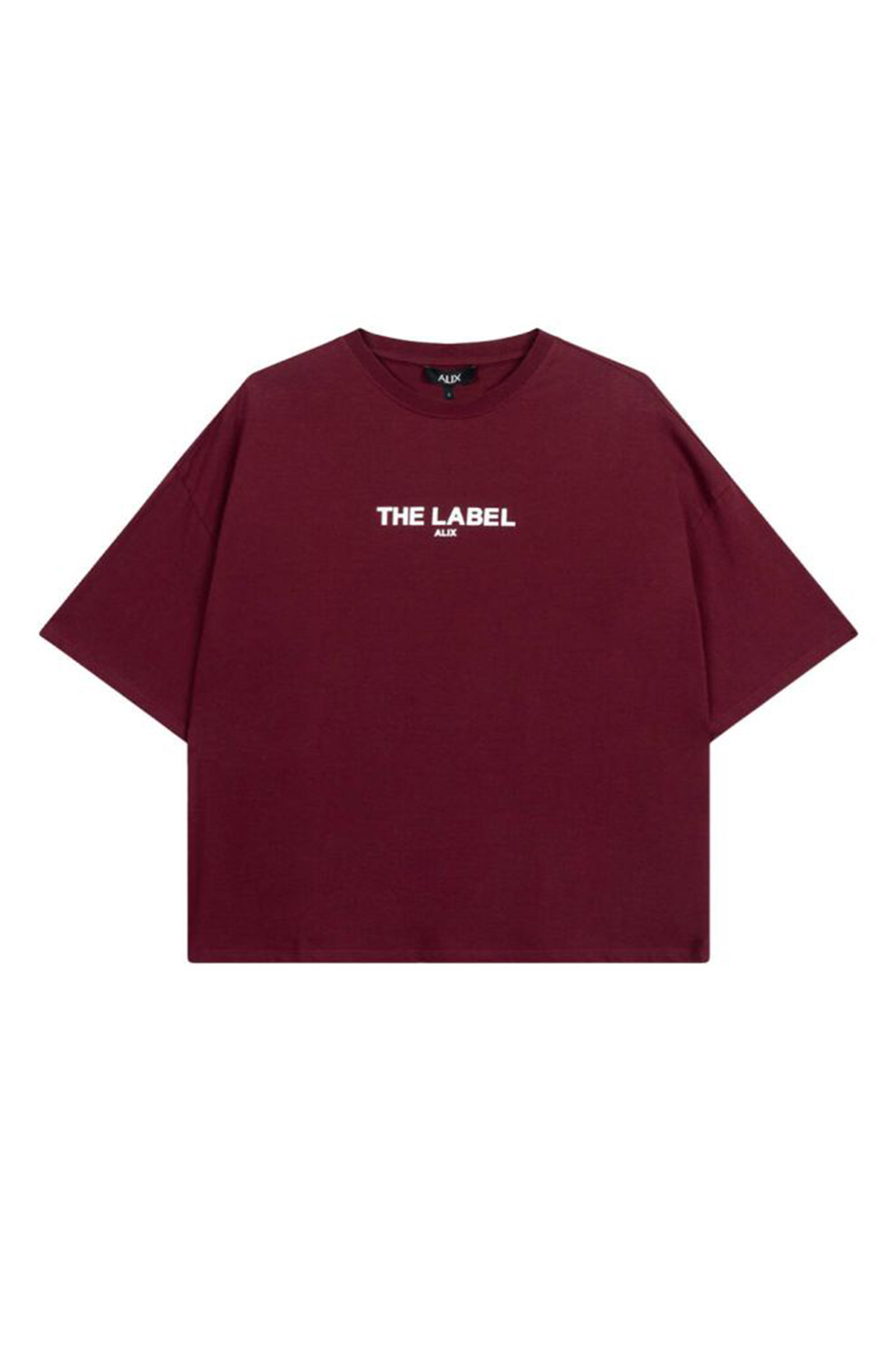 Dames blouse lange mouw rood