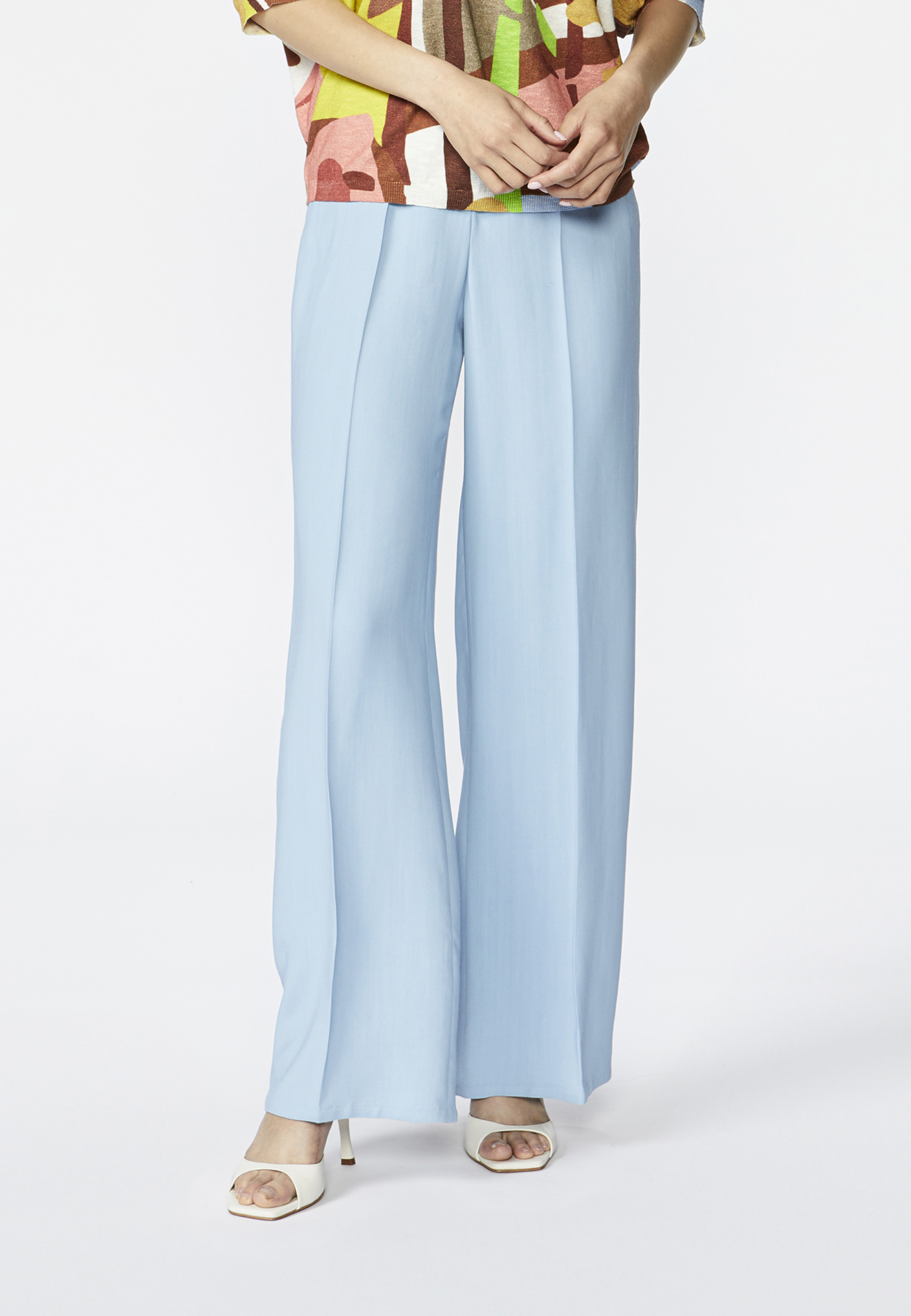 Dames broek blauw