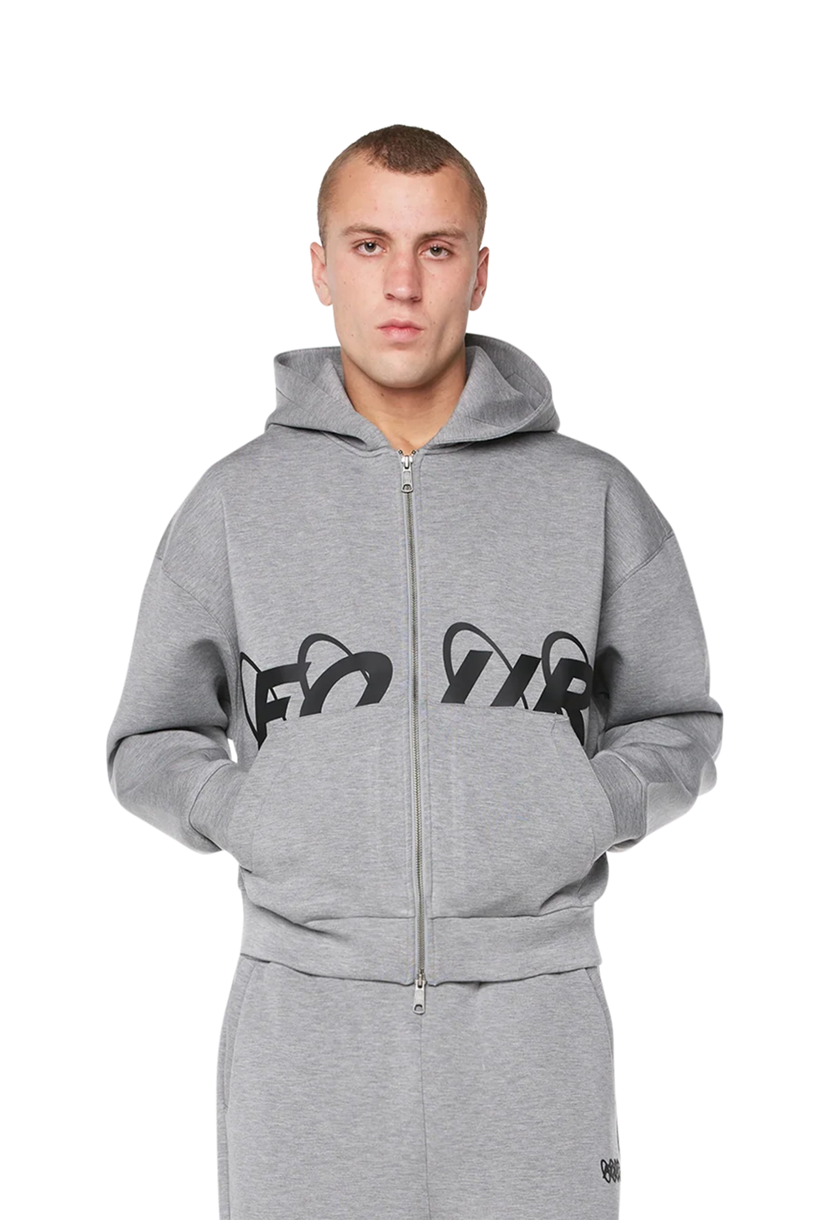 Heren sweater grijs