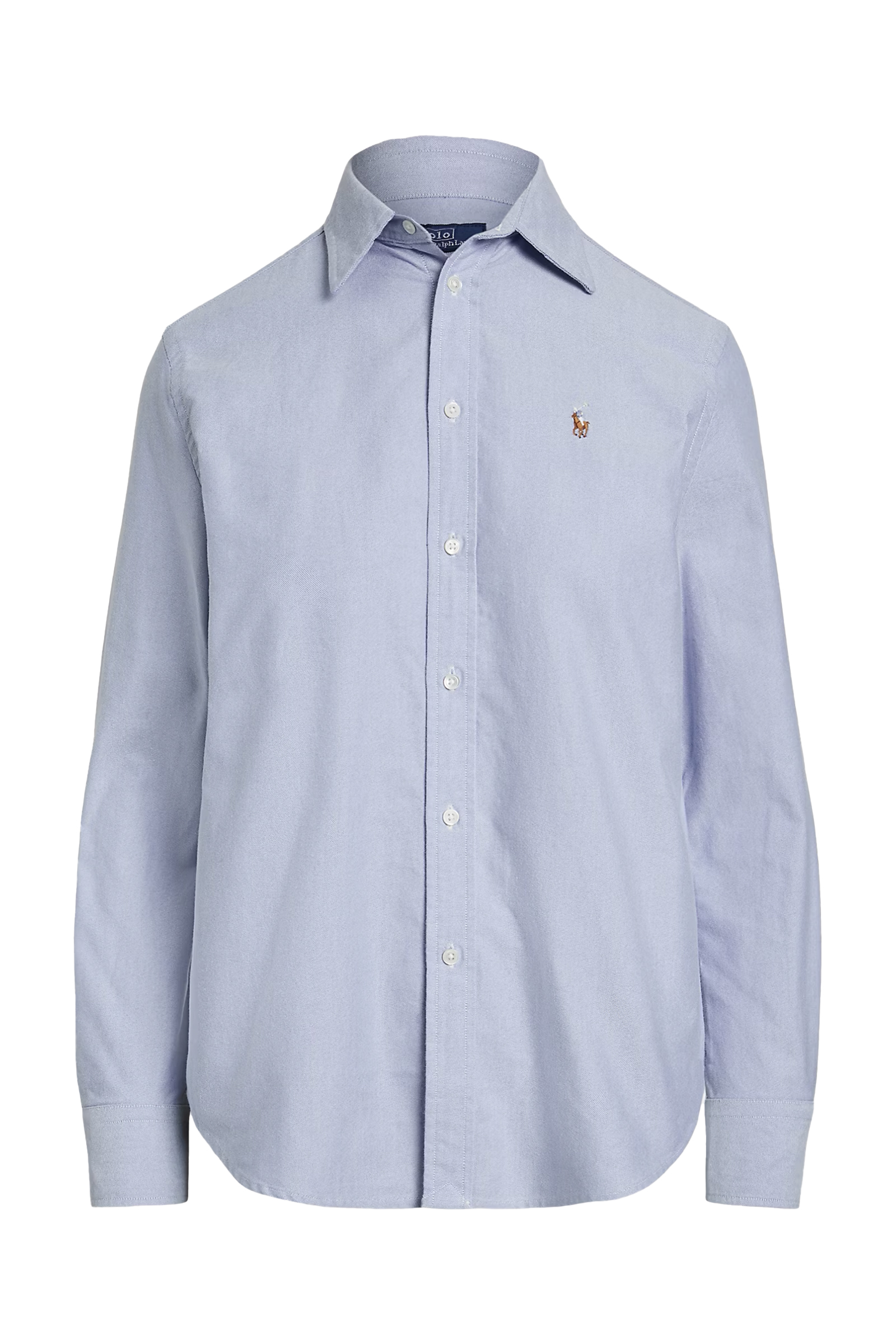 Dames blouse lange mouw blauw