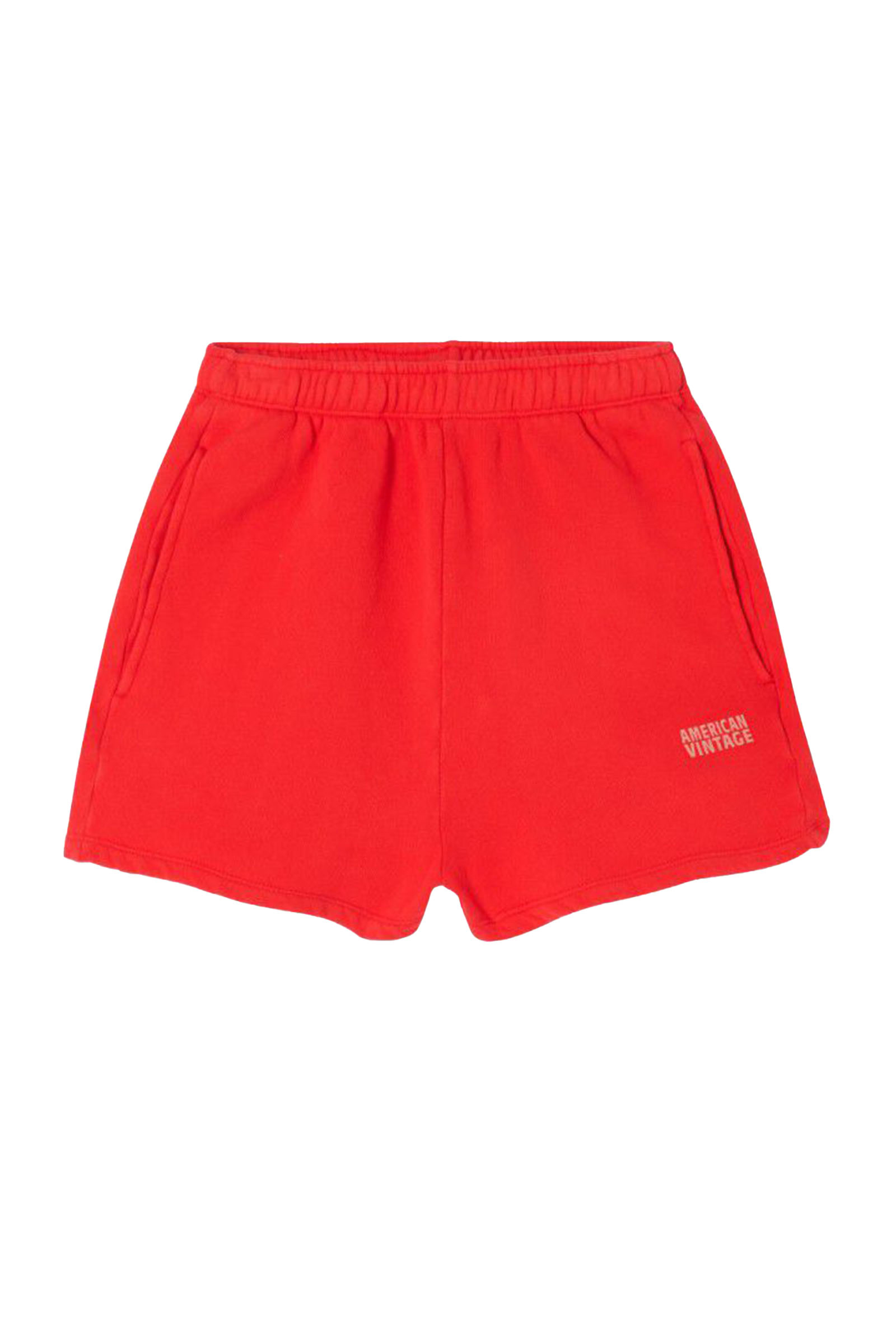 Dames short rood