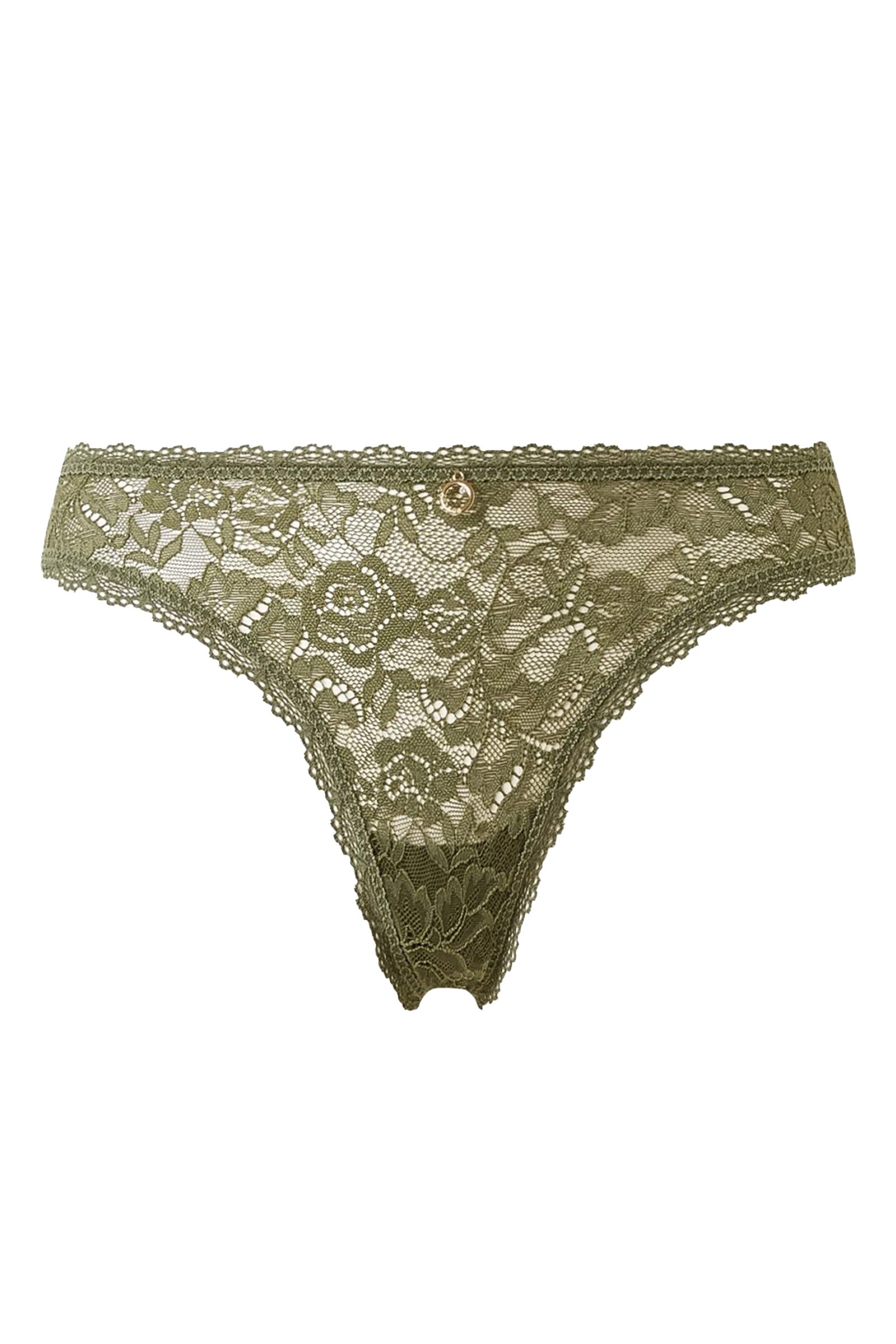 Lingerie dames string groen