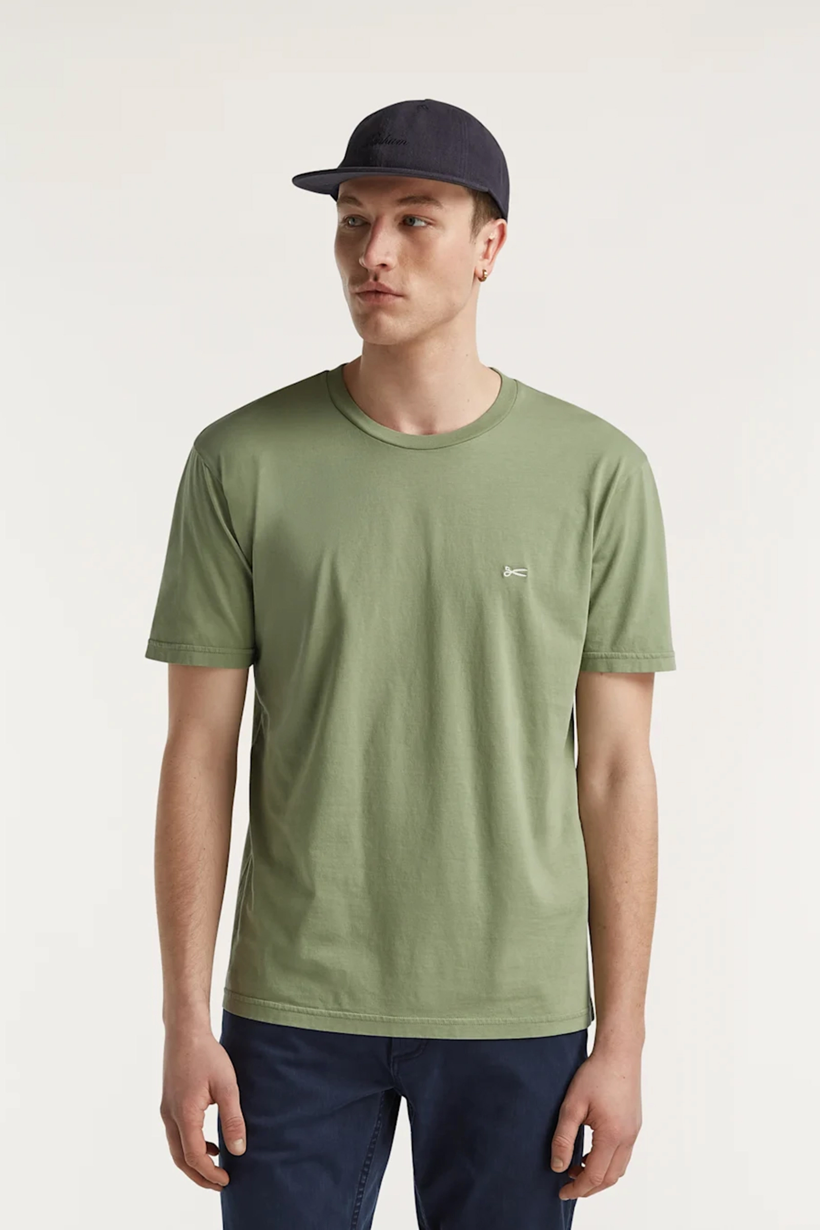 Heren t-shirt kortemouw groen