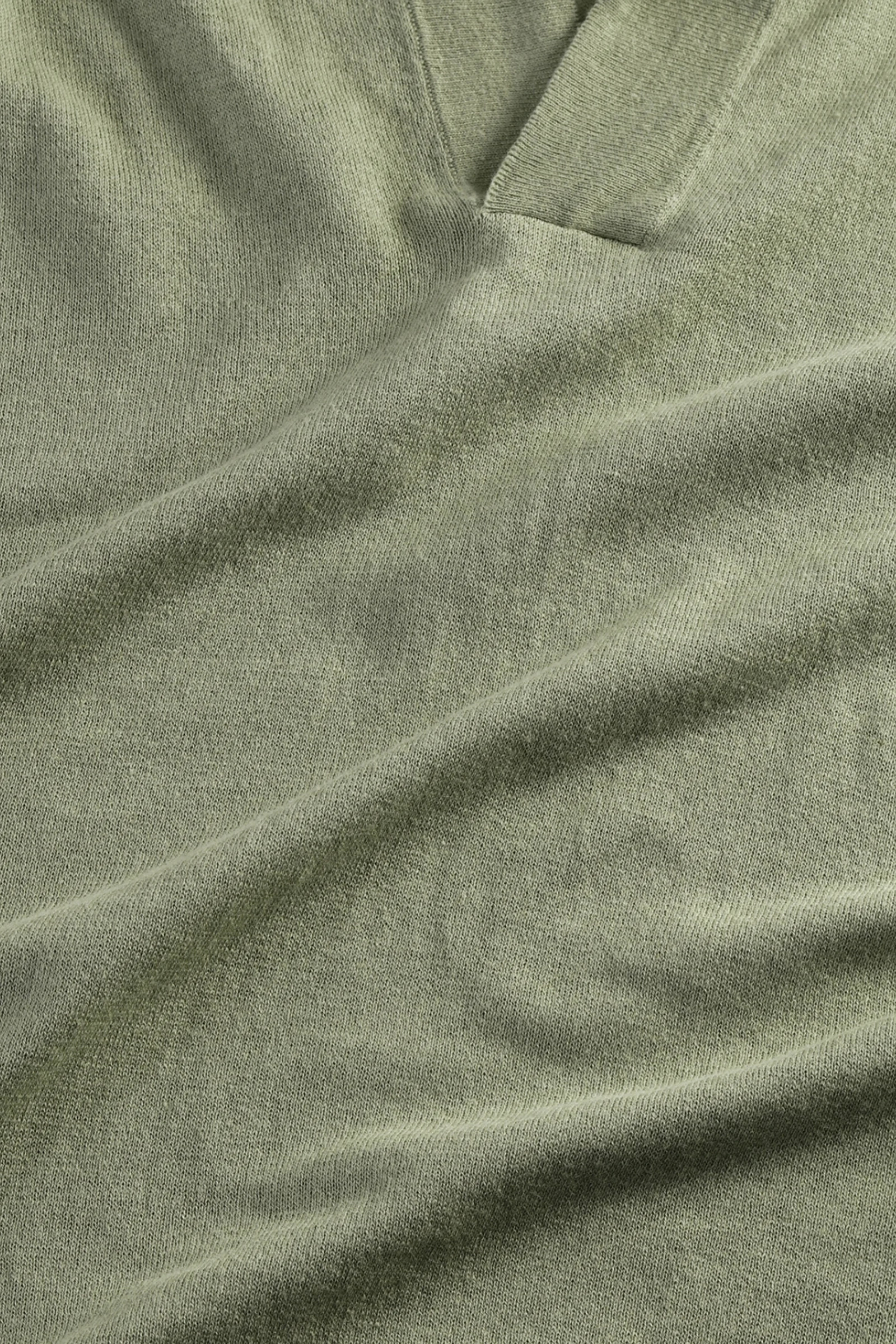 Heren polo korte mouw groen