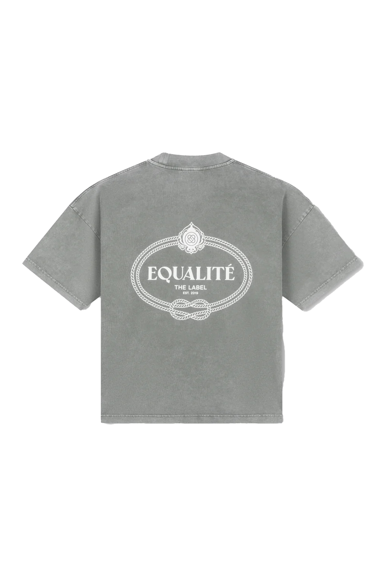 Heren t-shirt kortemouw grijs